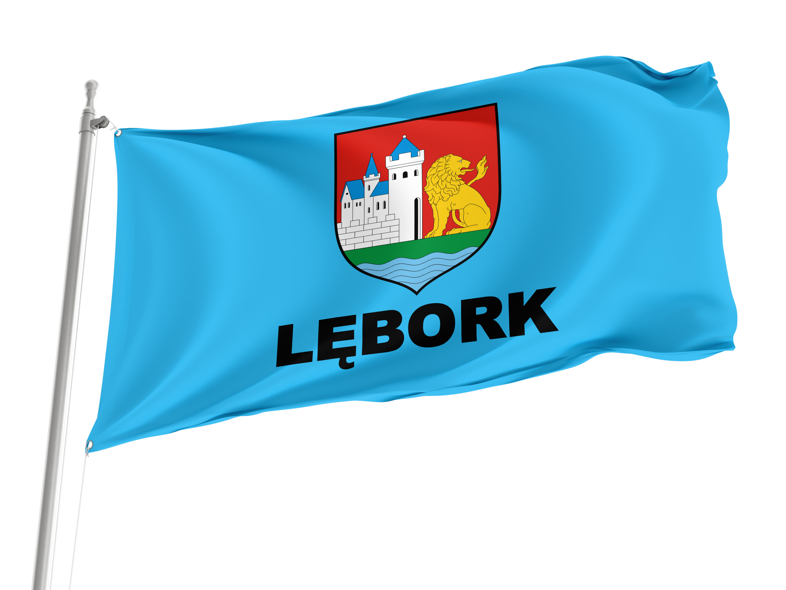 Lebork Flag for Indoor & Outdoor Use
