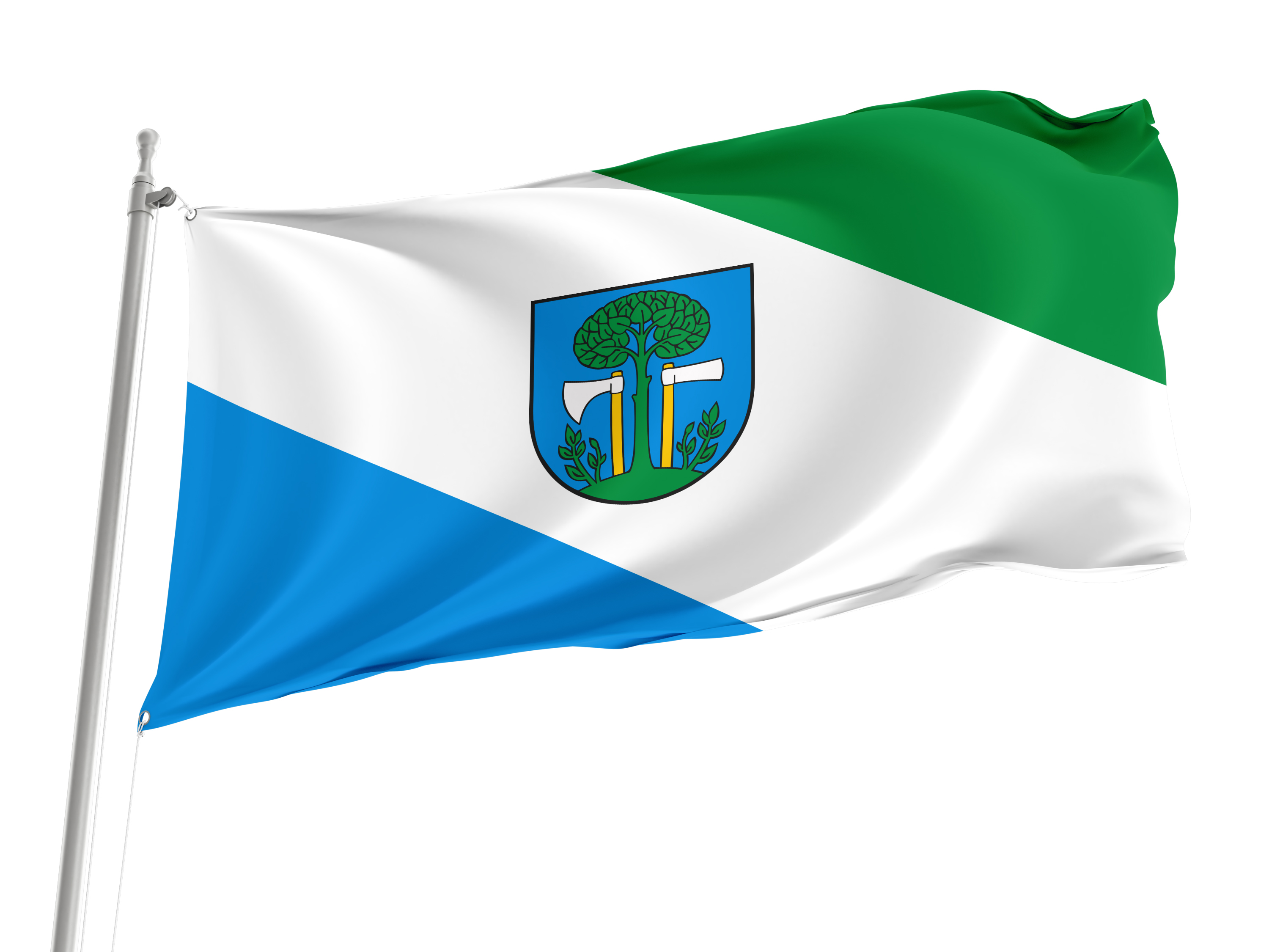 Myslenice Flag for Indoor & Outdoor Use