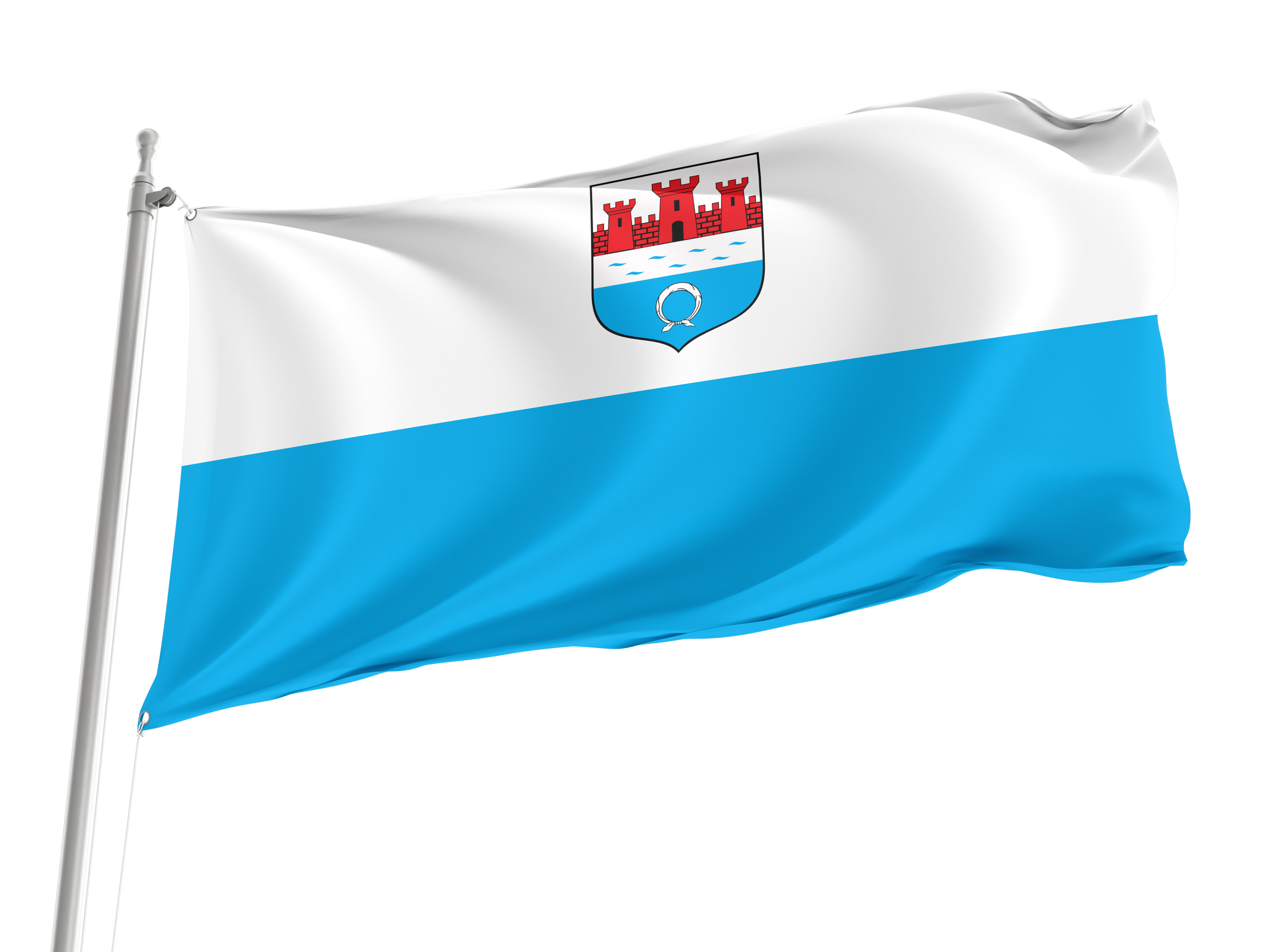 Nowy Dwor Mazowiecki Flag for Indoor & Outdoor Use