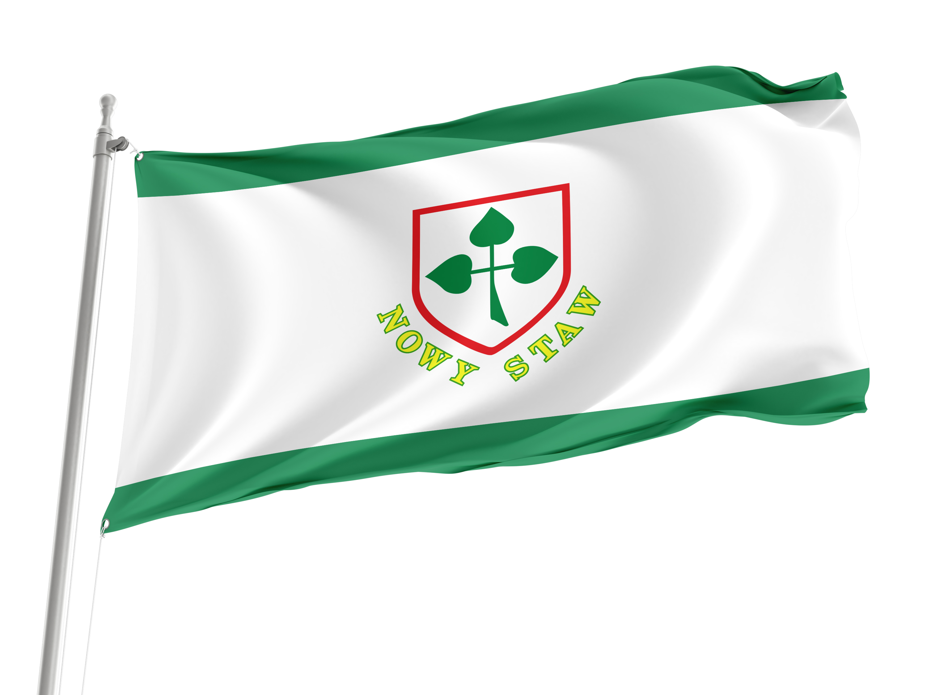 Nowy Staw Flag for Indoor & Outdoor Use