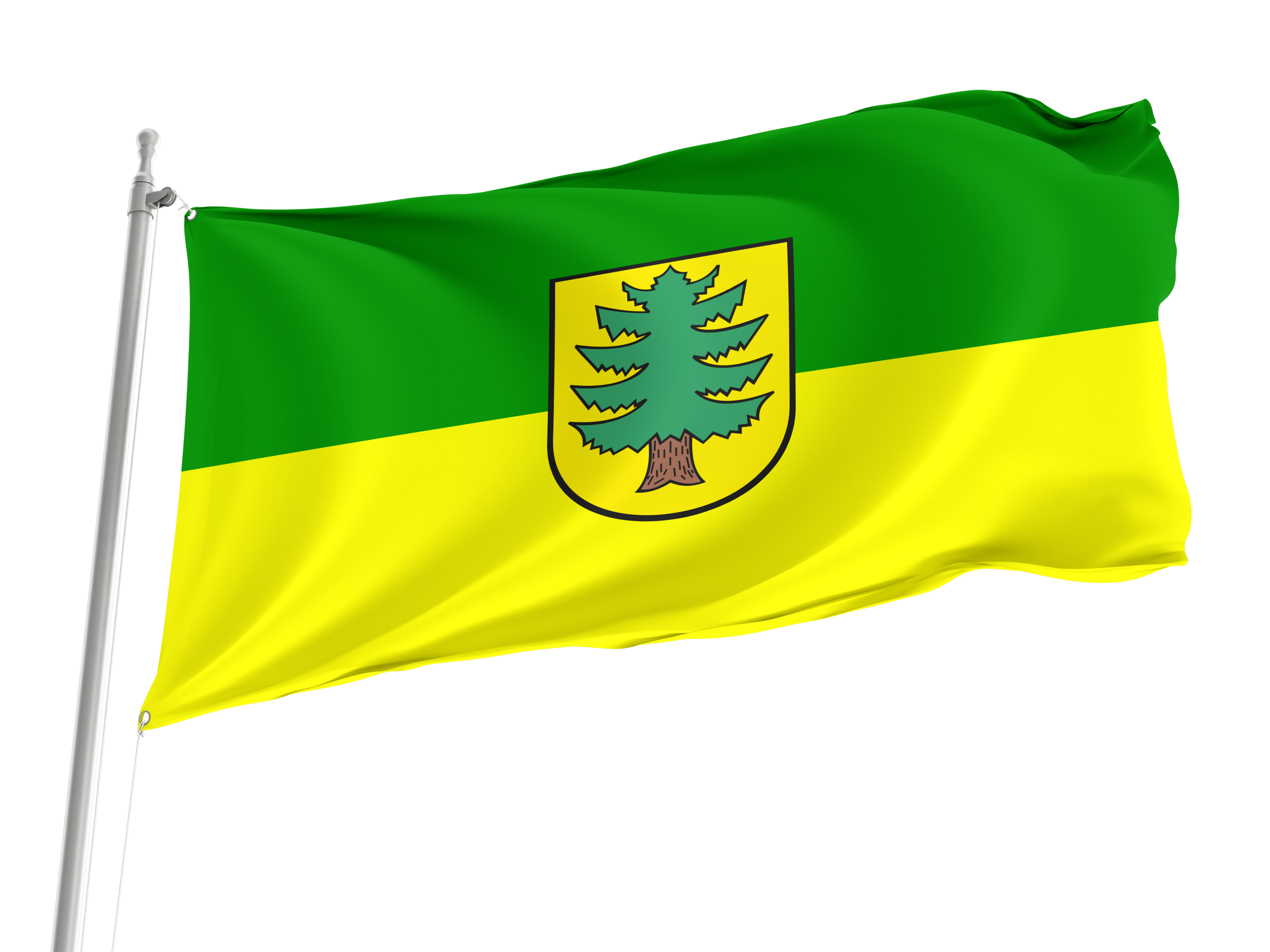 Oborniki Slaskie Flag for Indoor & Outdoor Use