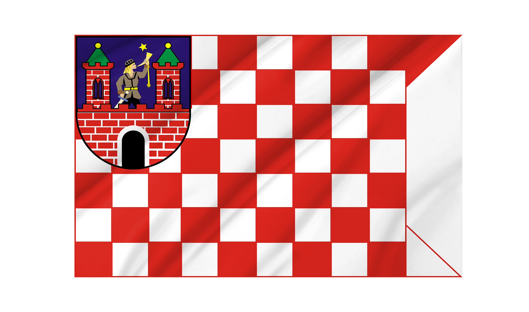 Kalisz Flag for Indoor & Outdoor Use