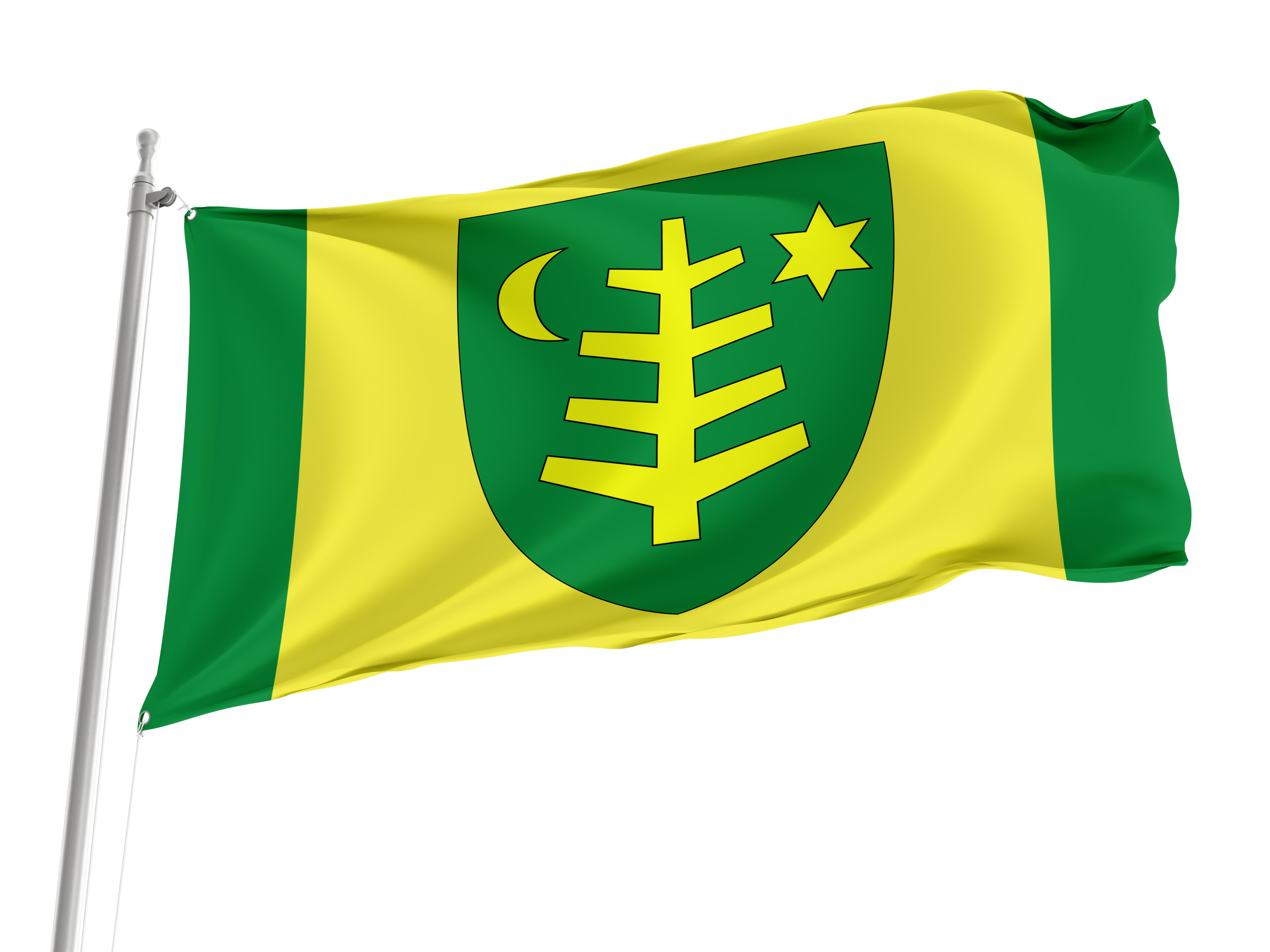Ostrow Mazowiecka Flag for Indoor & Outdoor Use