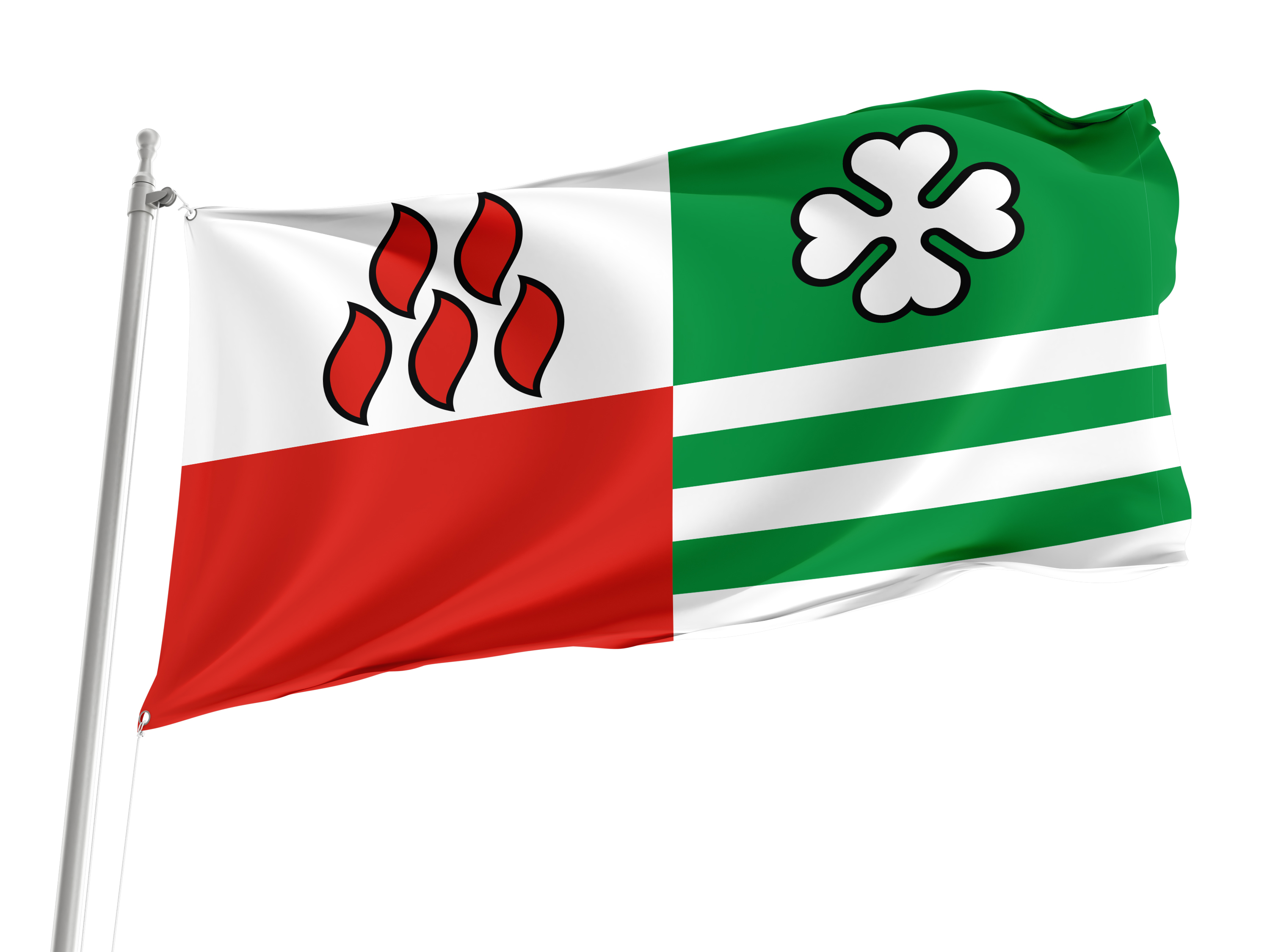 Ozarow Mazowiecki Flag for Indoor & Outdoor Use