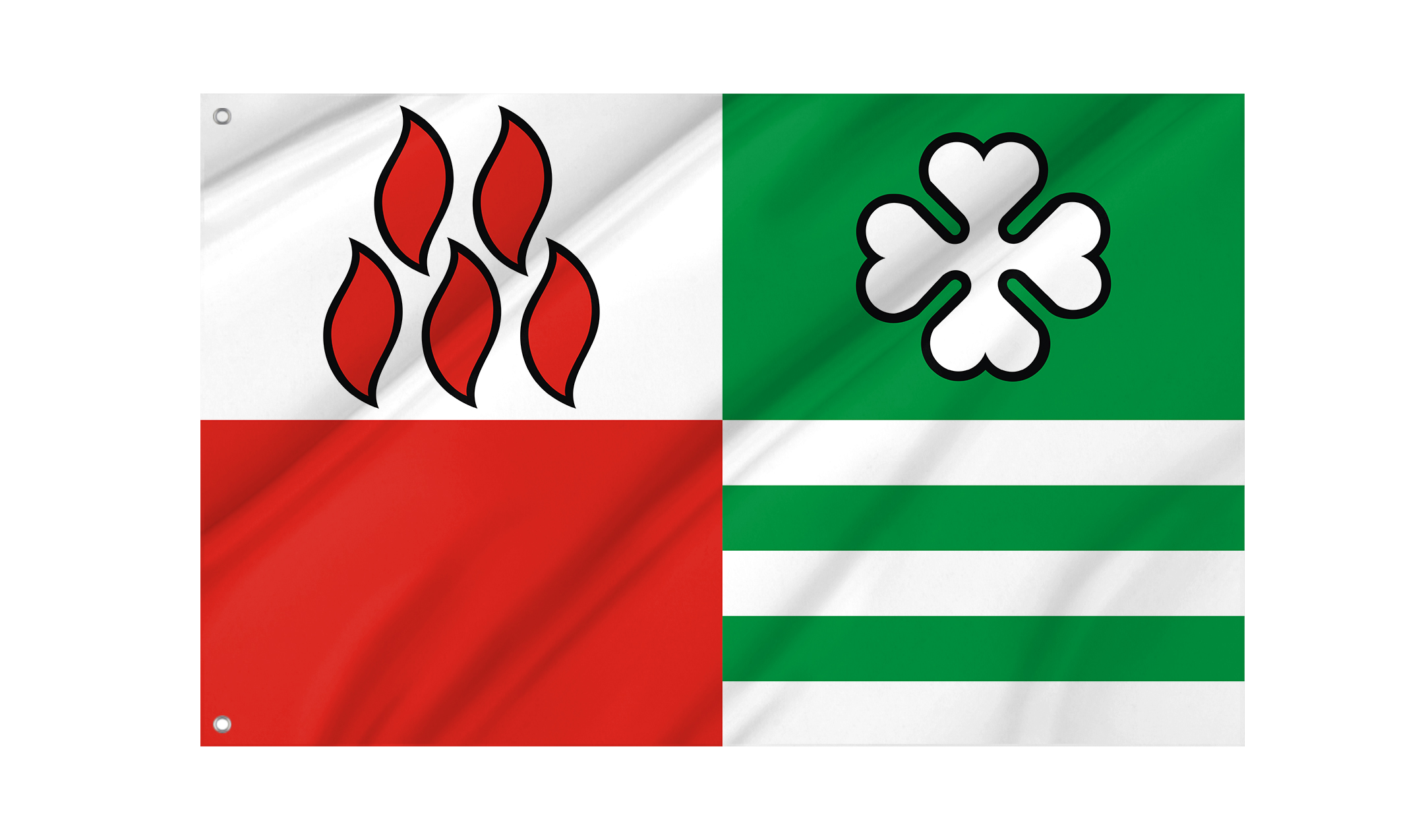 Ozarow Mazowiecki Flag for Indoor & Outdoor Use