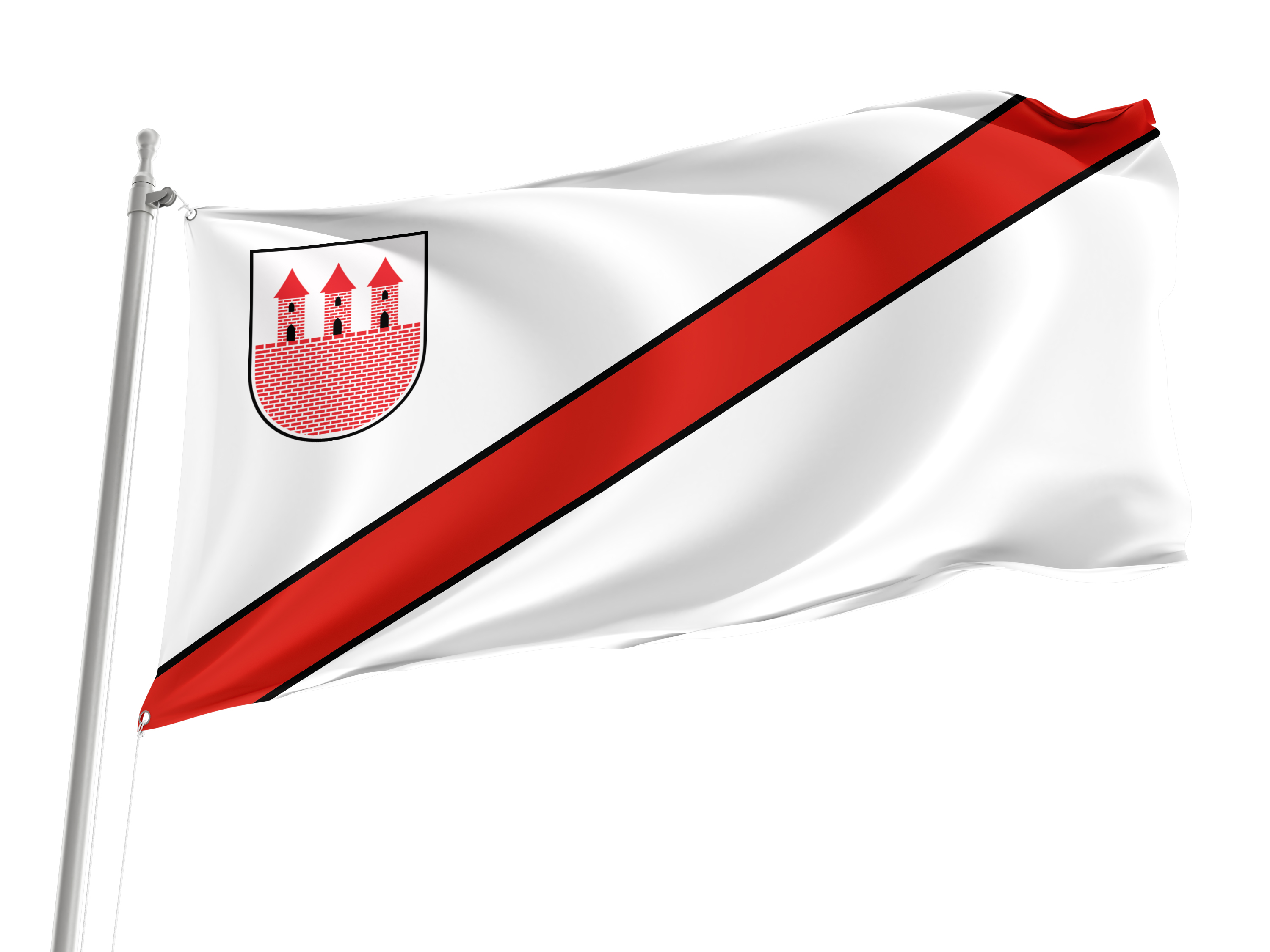 Przasnysz Flag for Indoor & Outdoor Use