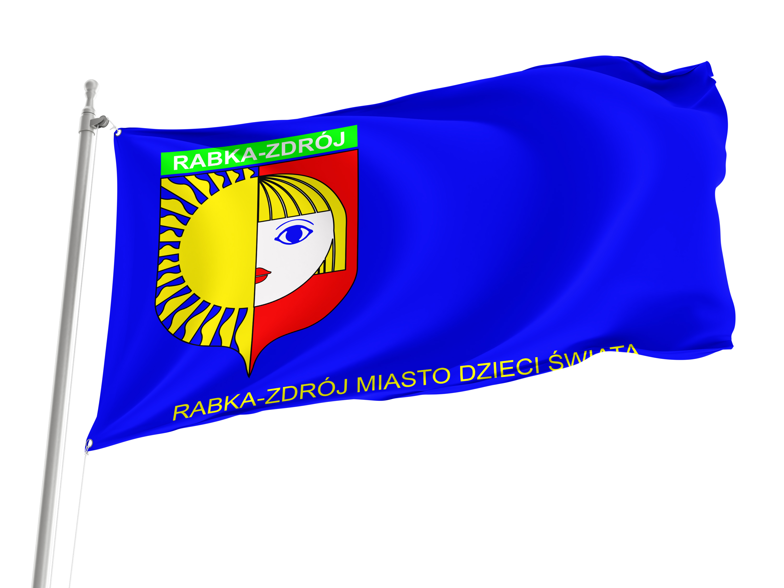 Rabka Zdroj Flag for Indoor & Outdoor Use