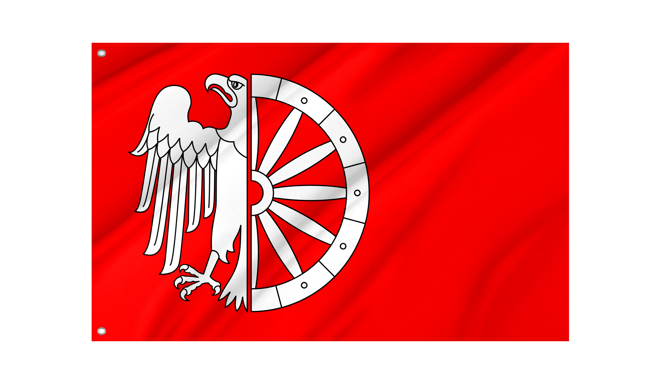 Raciborz Flag for Indoor & Outdoor Use