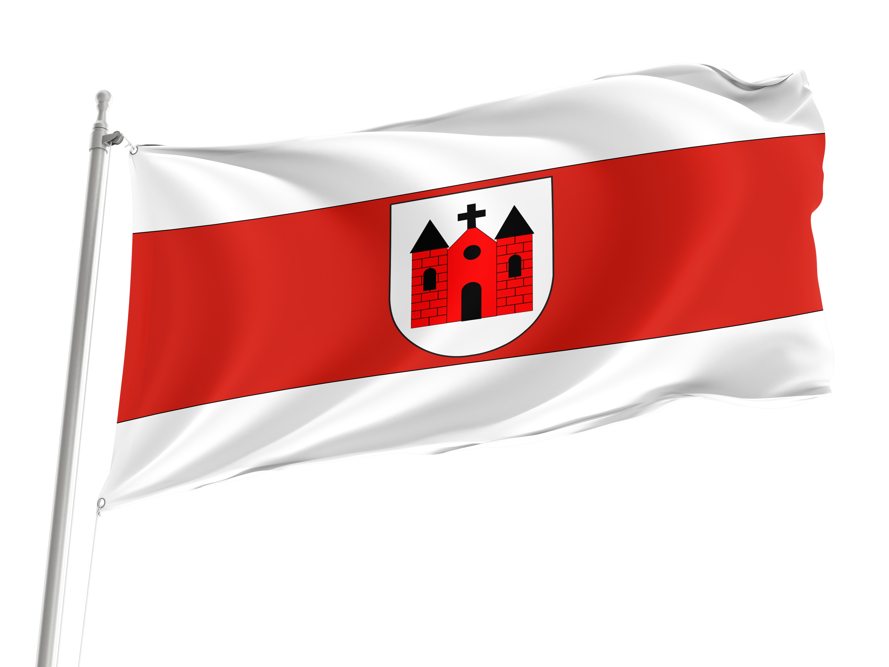 Sierpc Flag for Indoor & Outdoor Use
