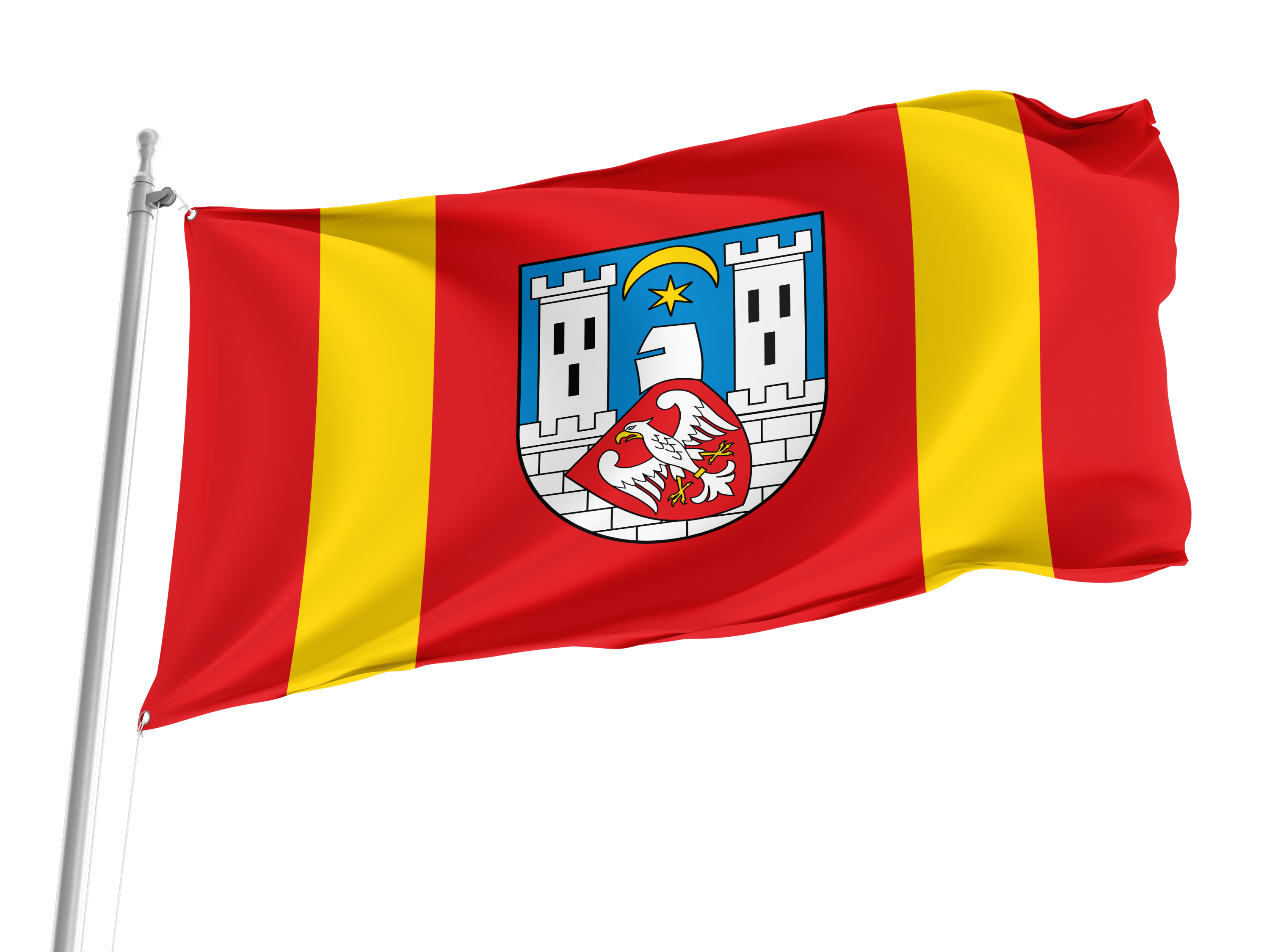 Sroda Wielkopolska Flag for Indoor & Outdoor Use