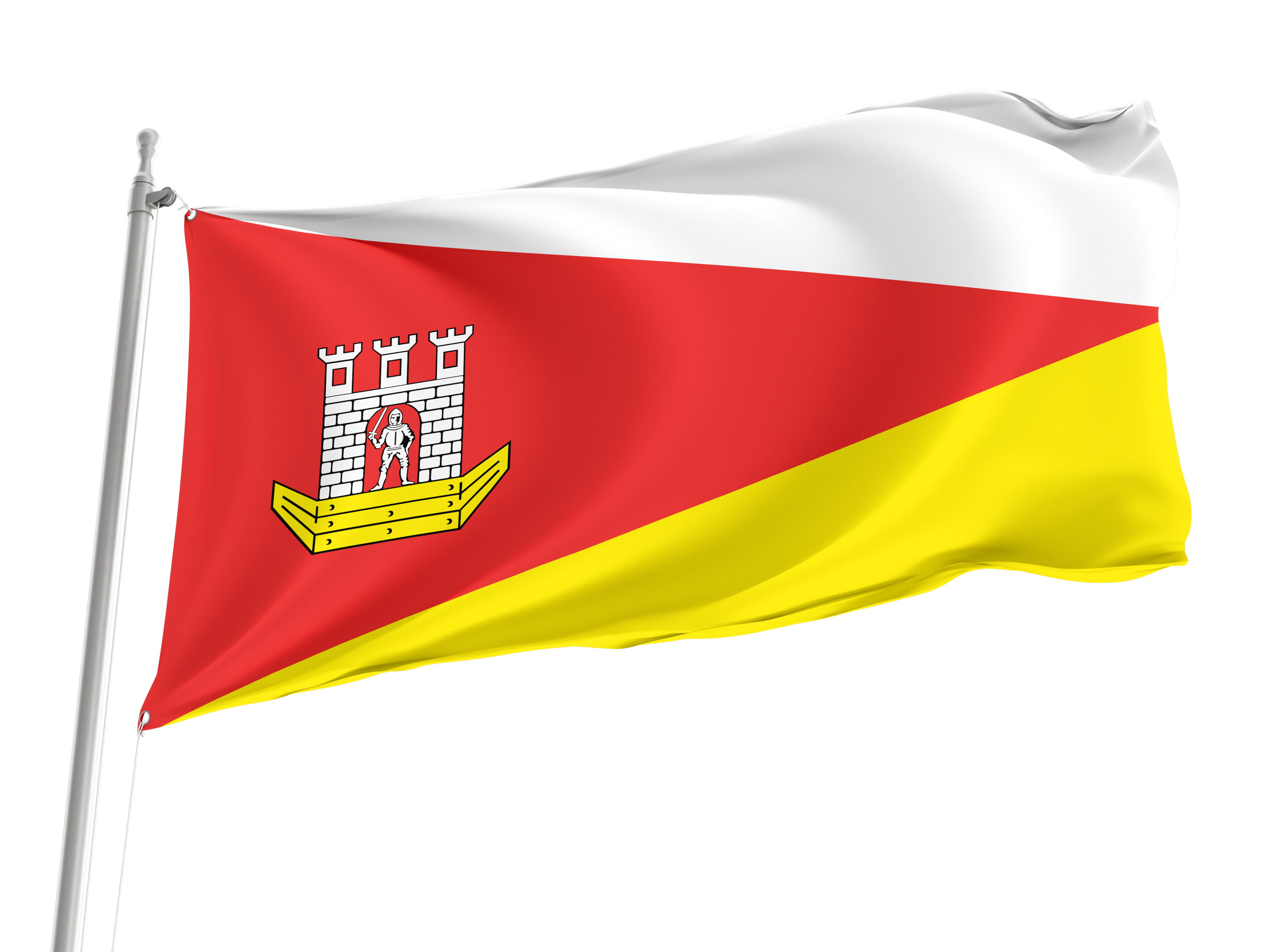 Swarzedz with Coat of Arms Flag for Indoor & Outdoor Use