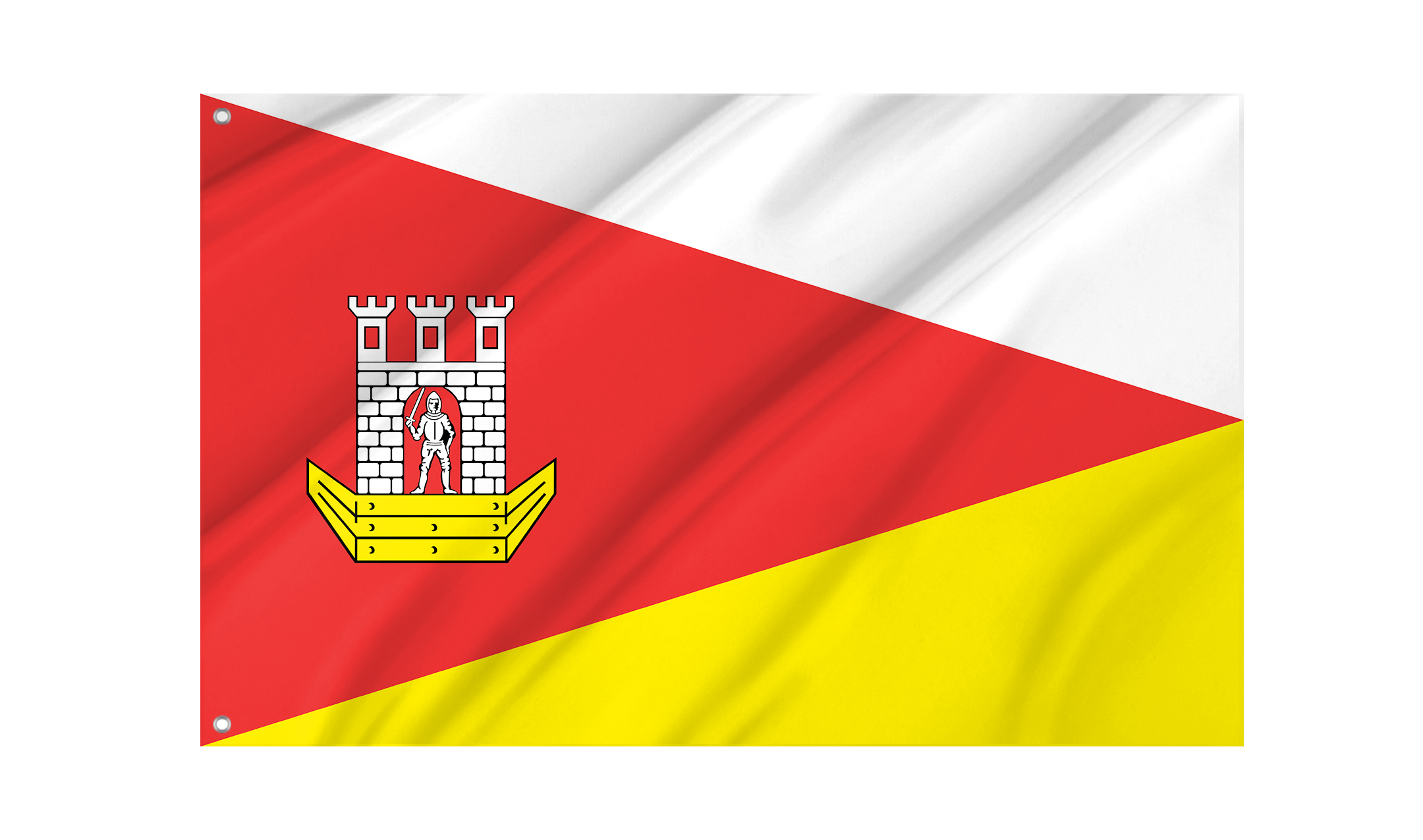 Swarzedz with Coat of Arms Flag for Indoor & Outdoor Use