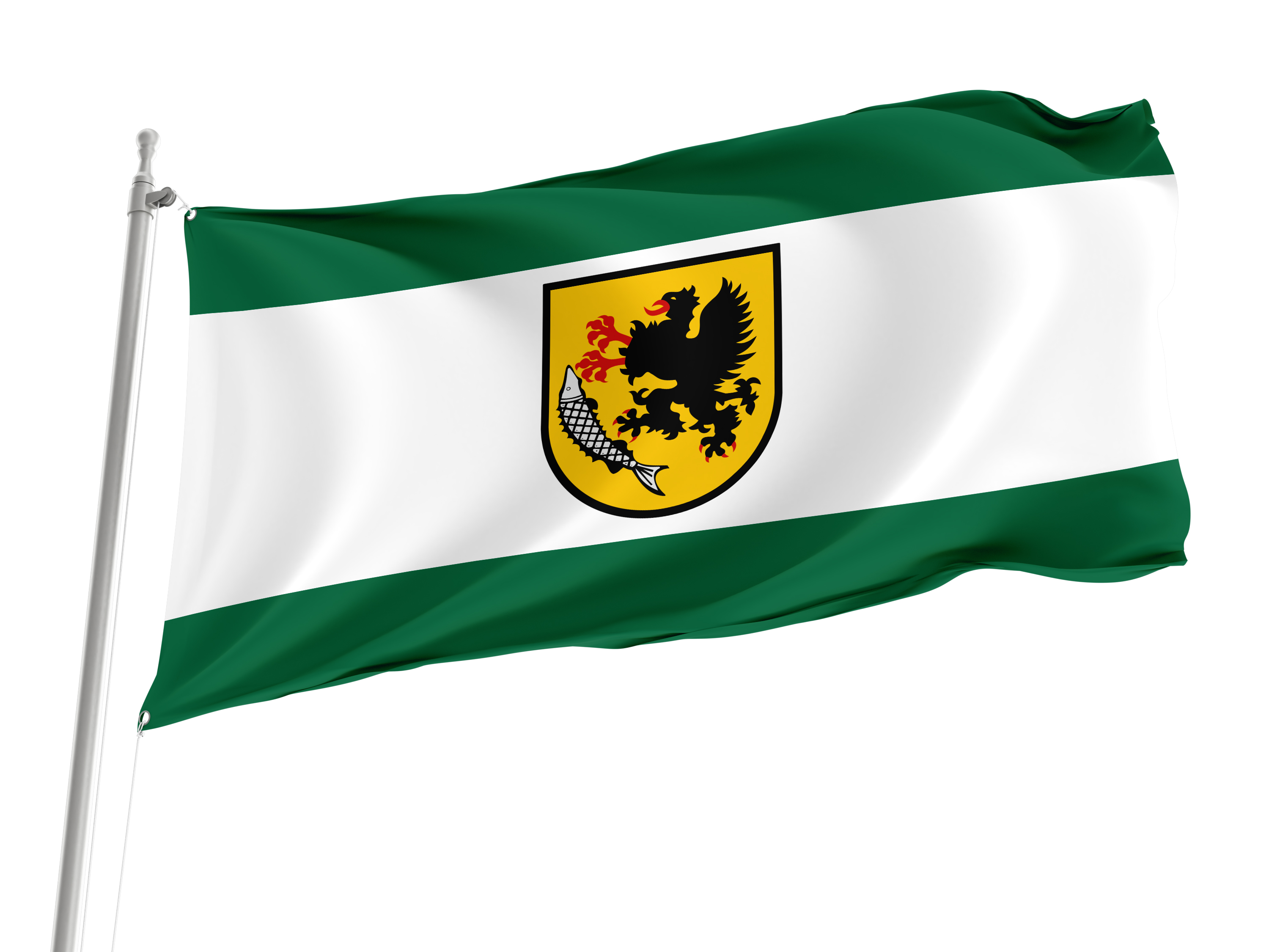 Szczecinek Flag for Indoor & Outdoor Use