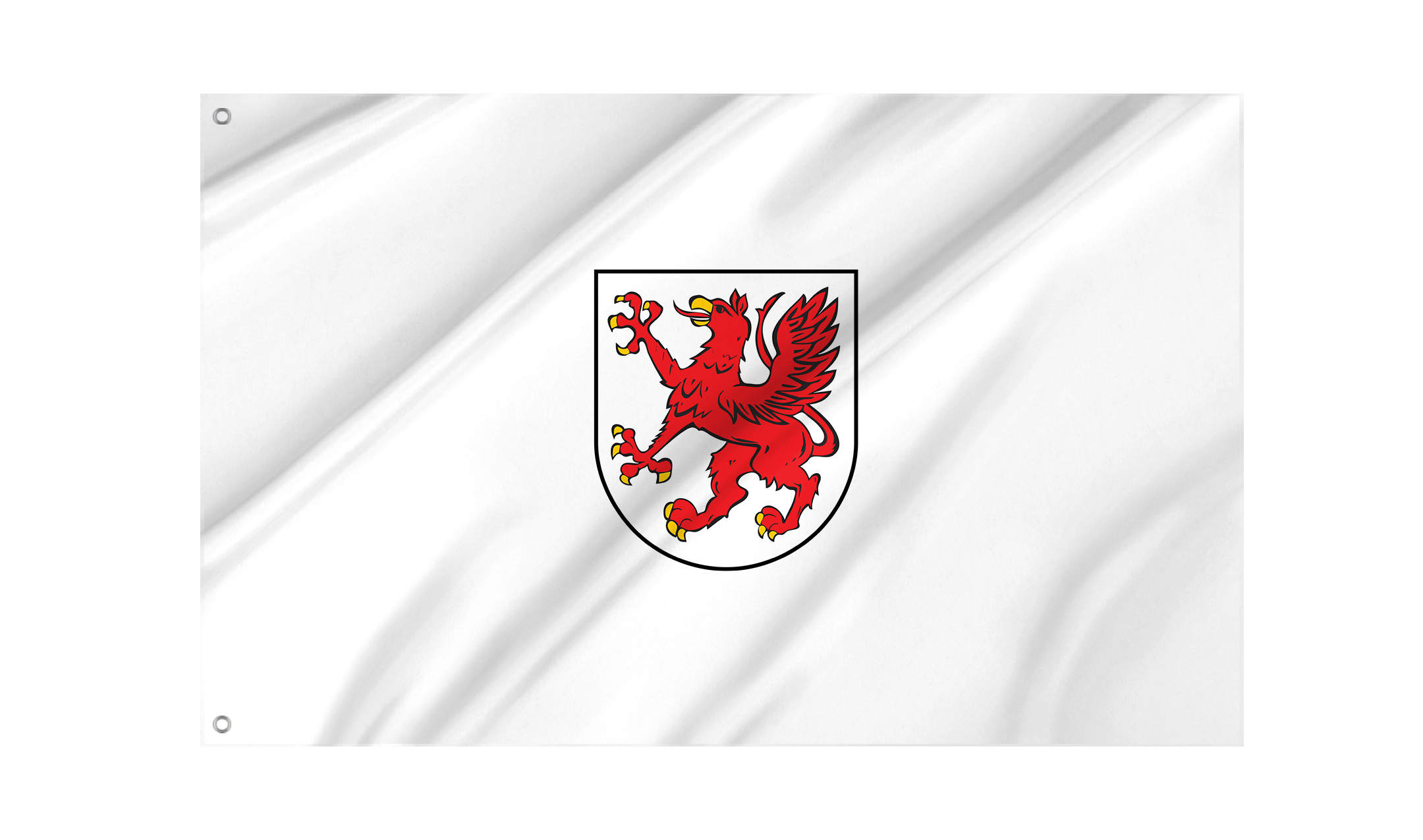 Tczew Flag for Indoor & Outdoor Use