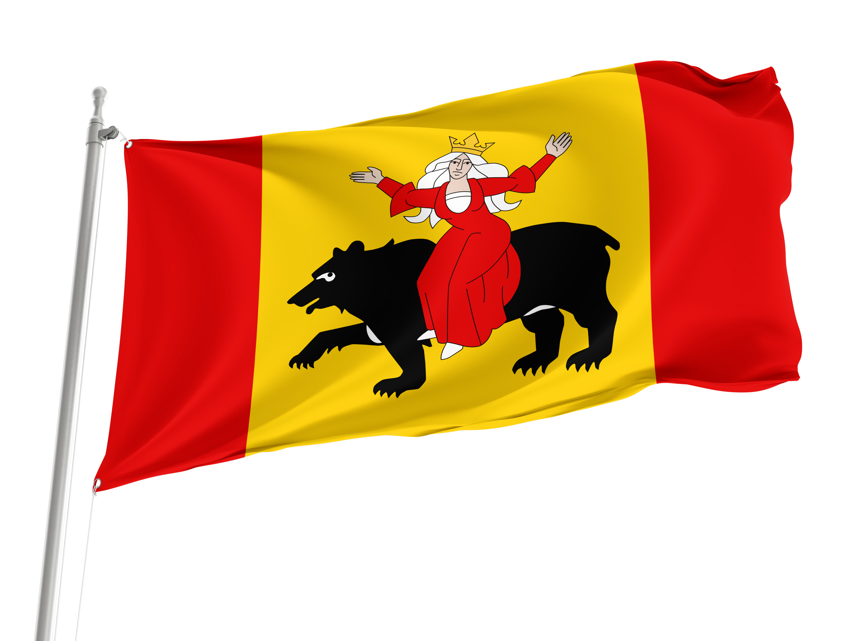 Tomaszow Mazowiecki Flag for Indoor & Outdoor Use