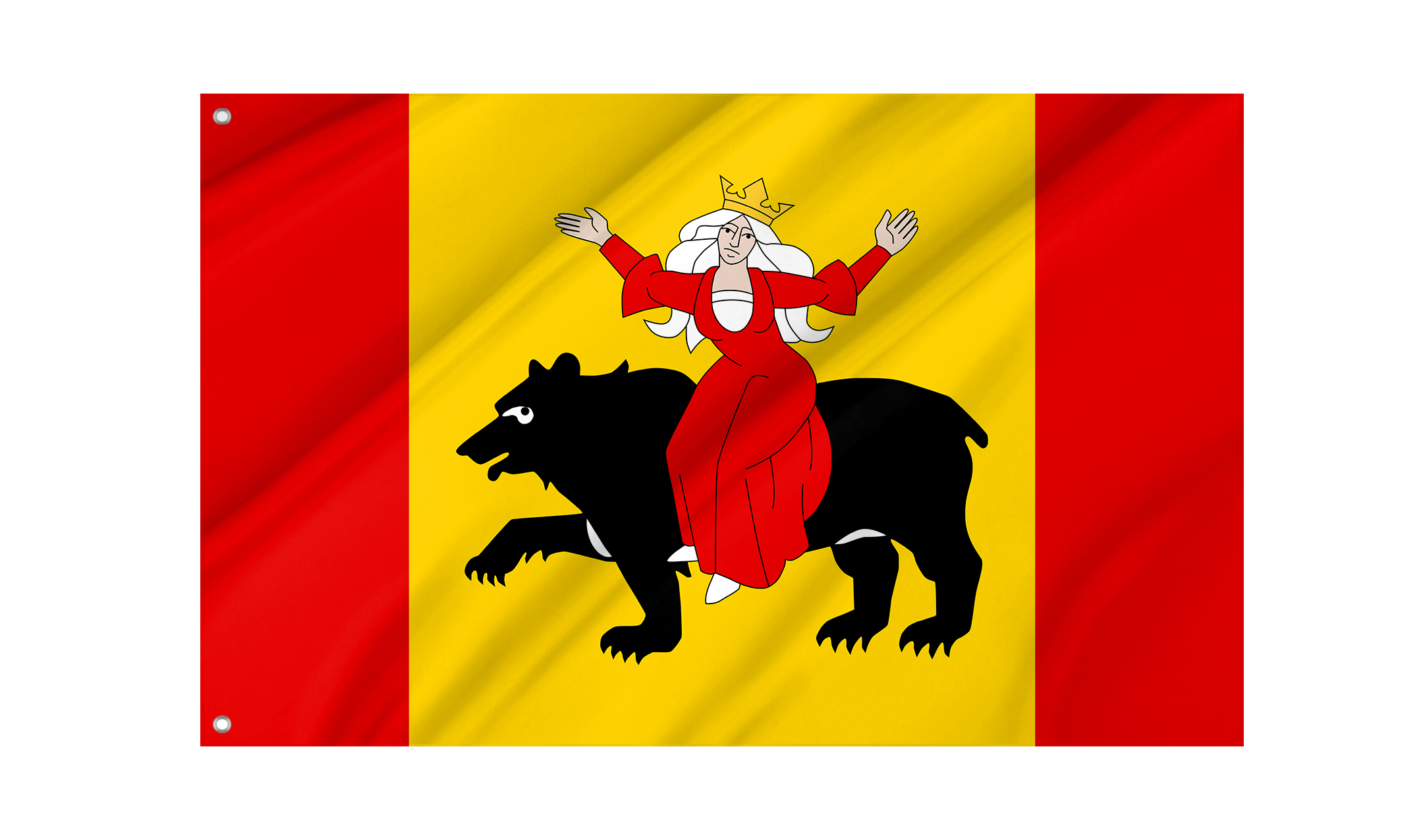 Tomaszow Mazowiecki Flag for Indoor & Outdoor Use