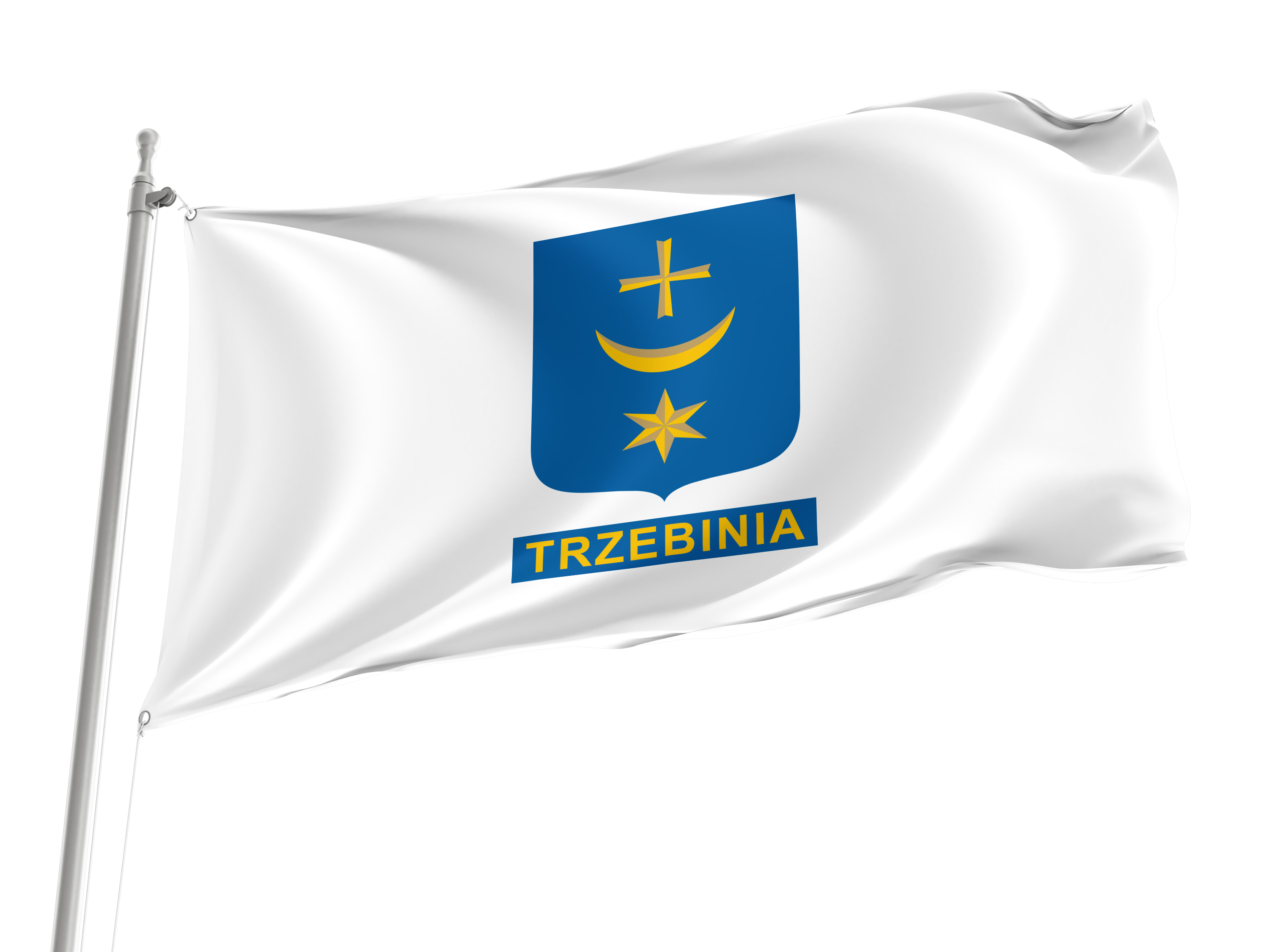 Trzebinia Flag for Indoor & Outdoor Use