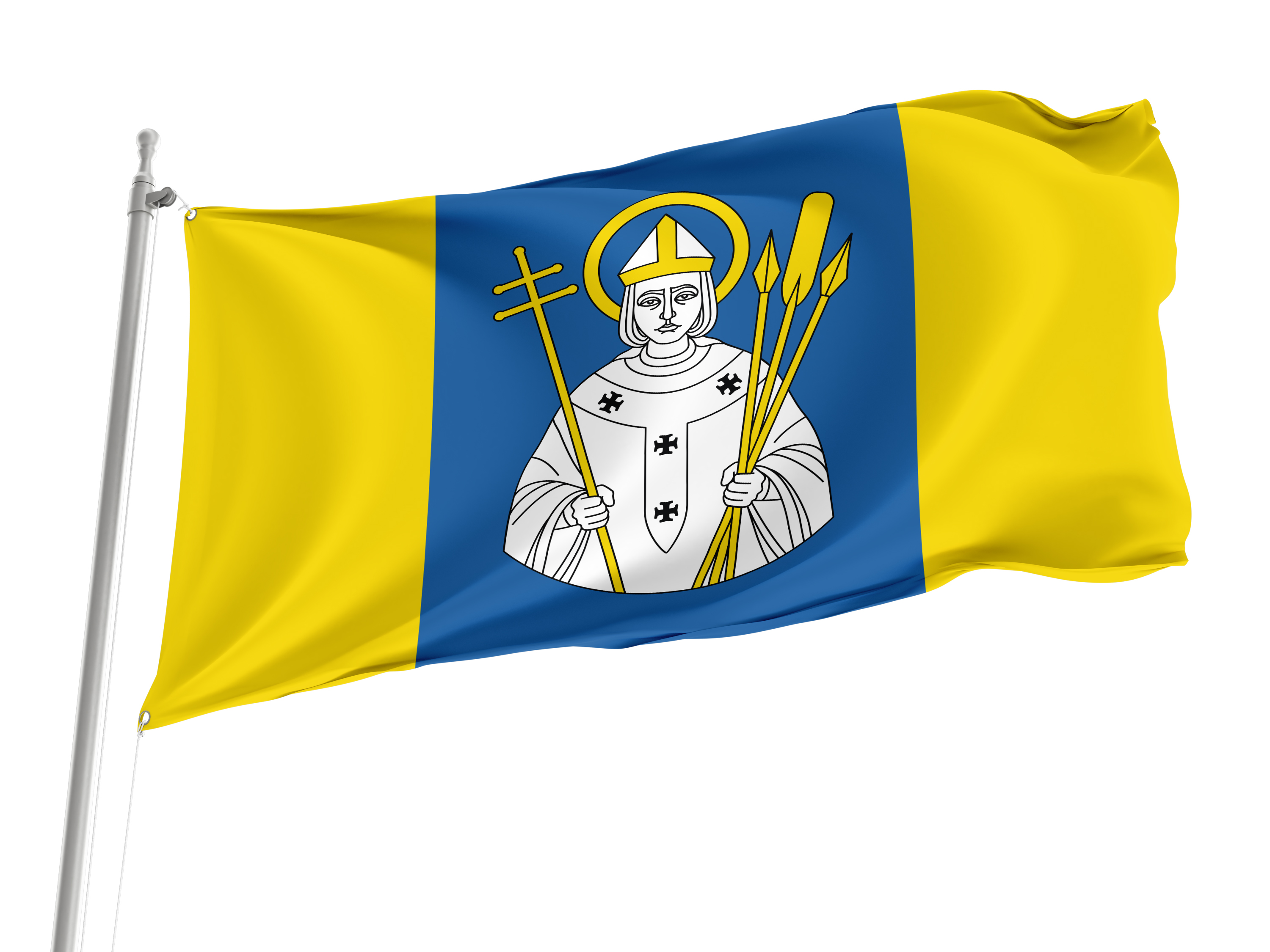 Trzemeszno Flag for Indoor & Outdoor Use