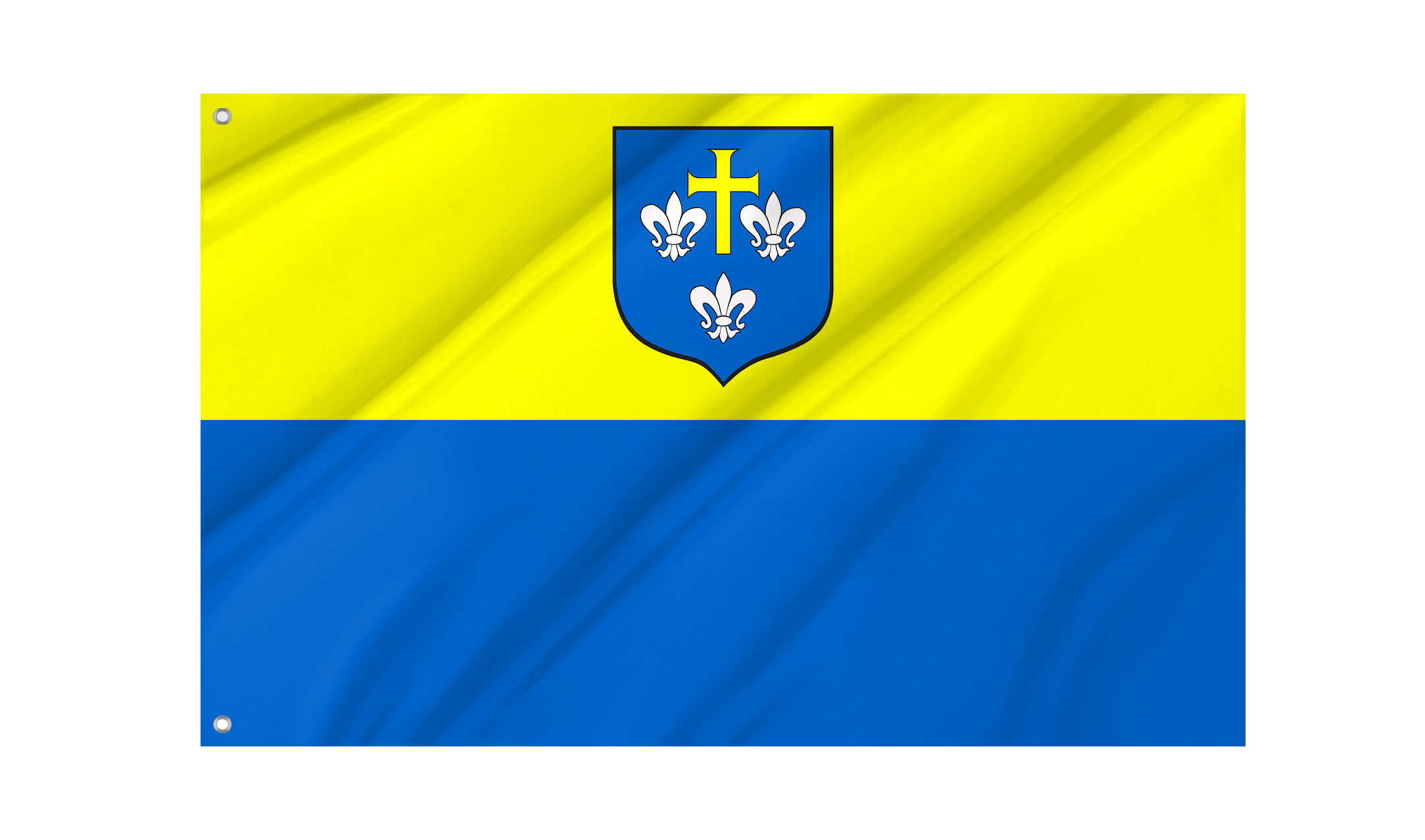 Uniejow Flag for Indoor & Outdoor Use