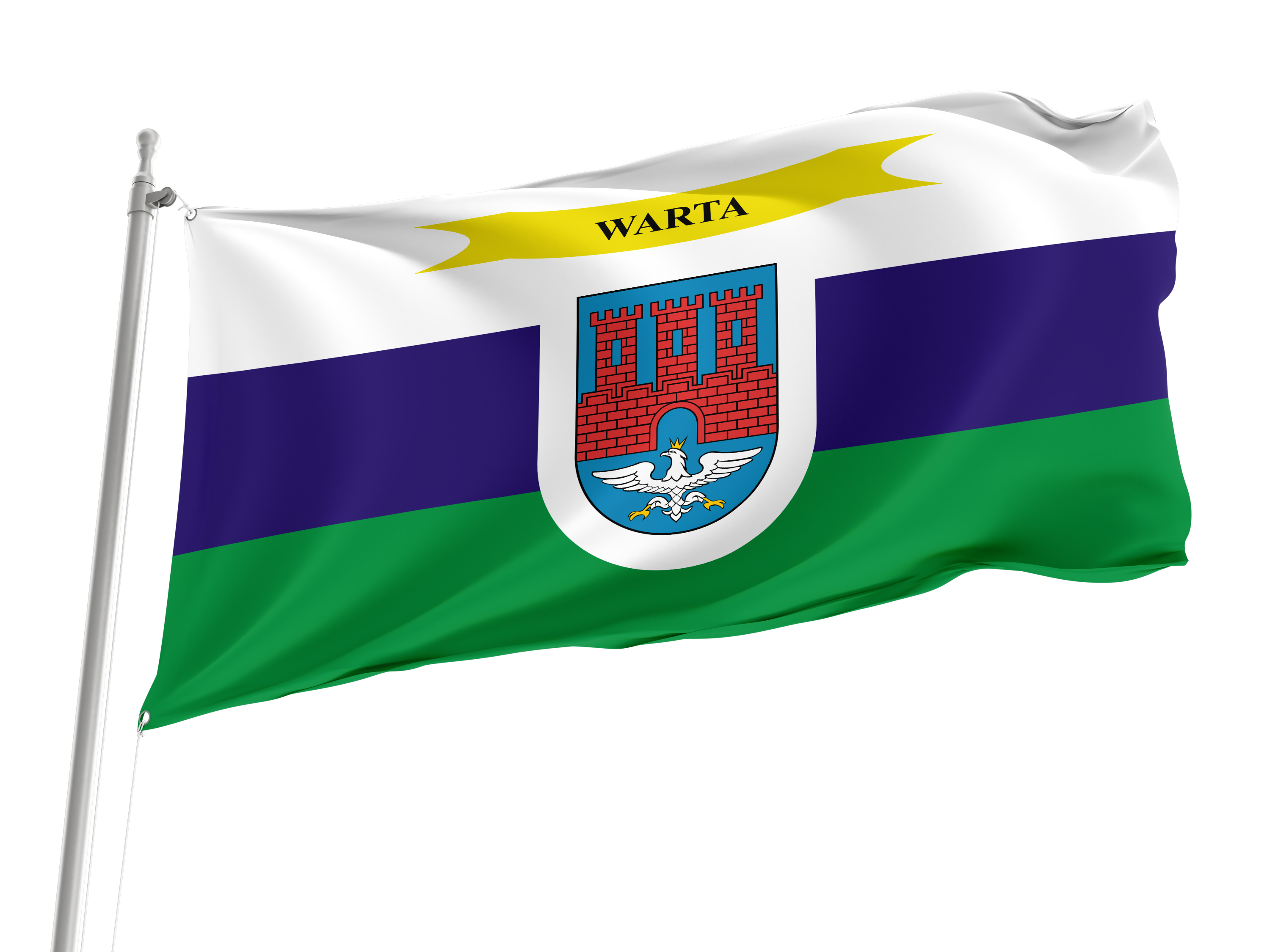 Warta Flag for Indoor & Outdoor Use