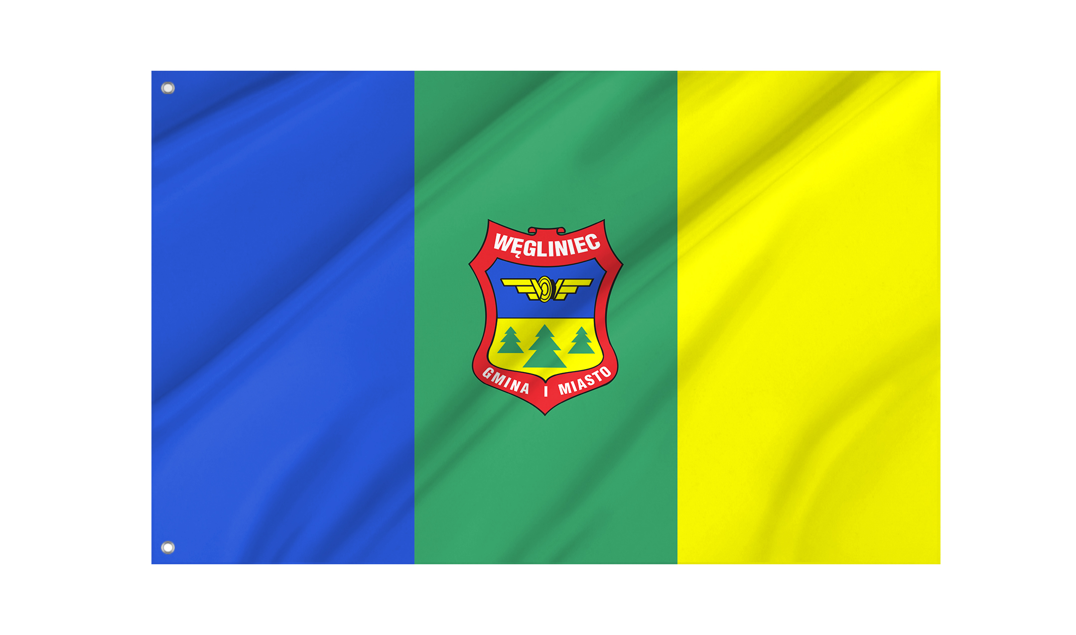 Wegliniec Flag for Indoor & Outdoor Use