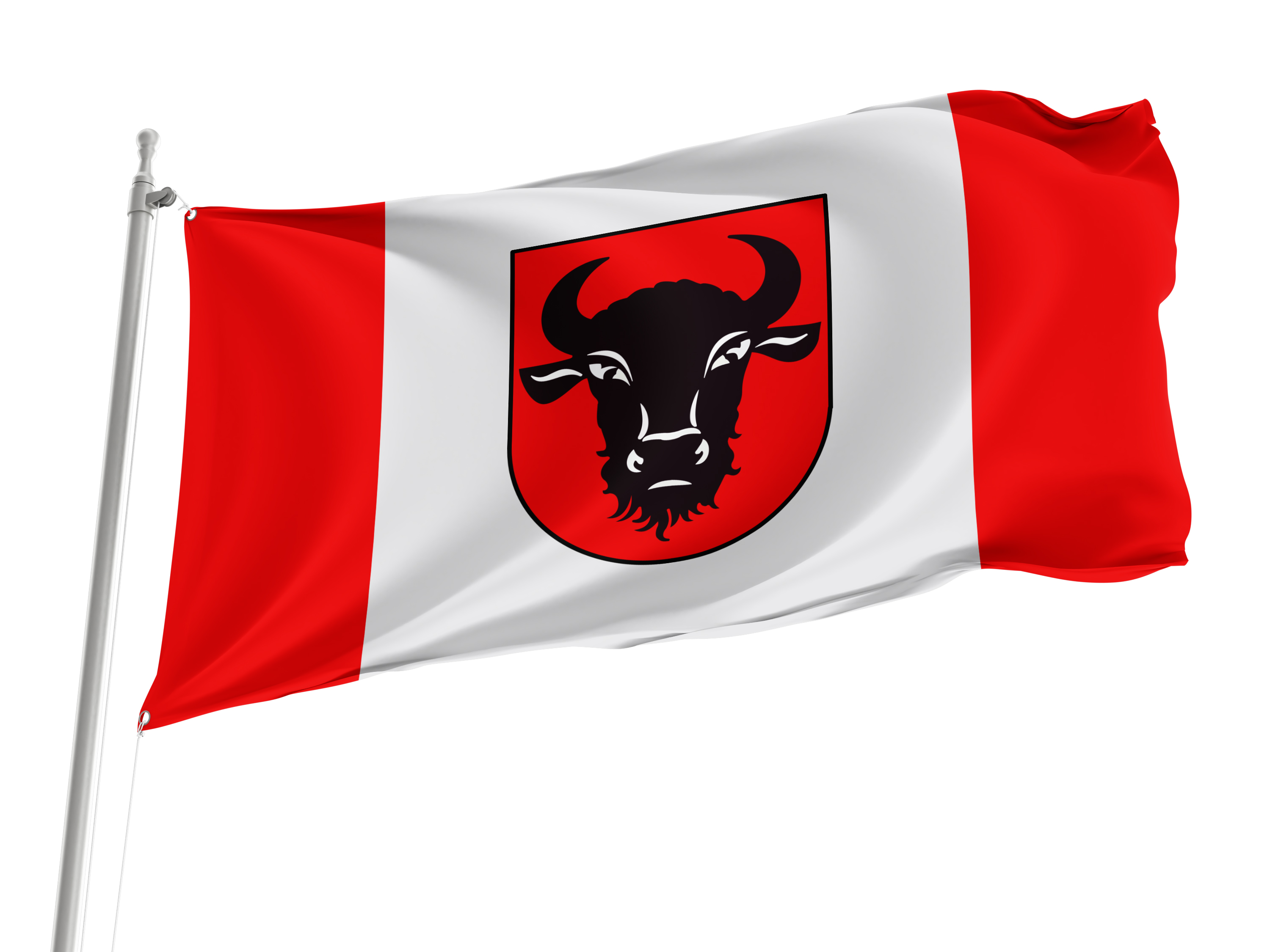 Zambrow Flag for Indoor & Outdoor Use
