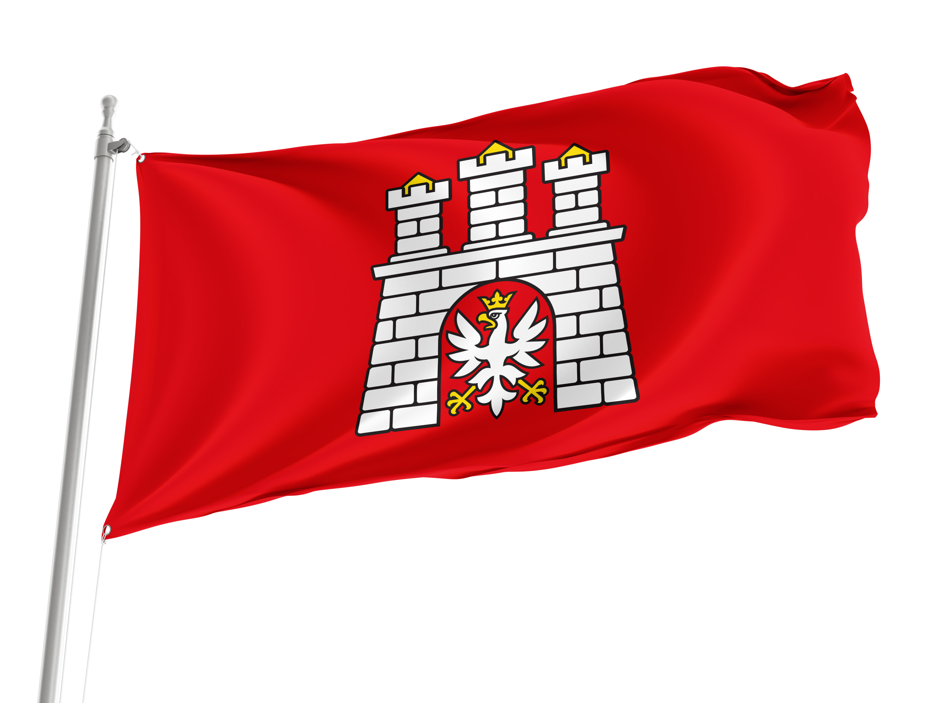 Zgierz Flag for Indoor & Outdoor Use
