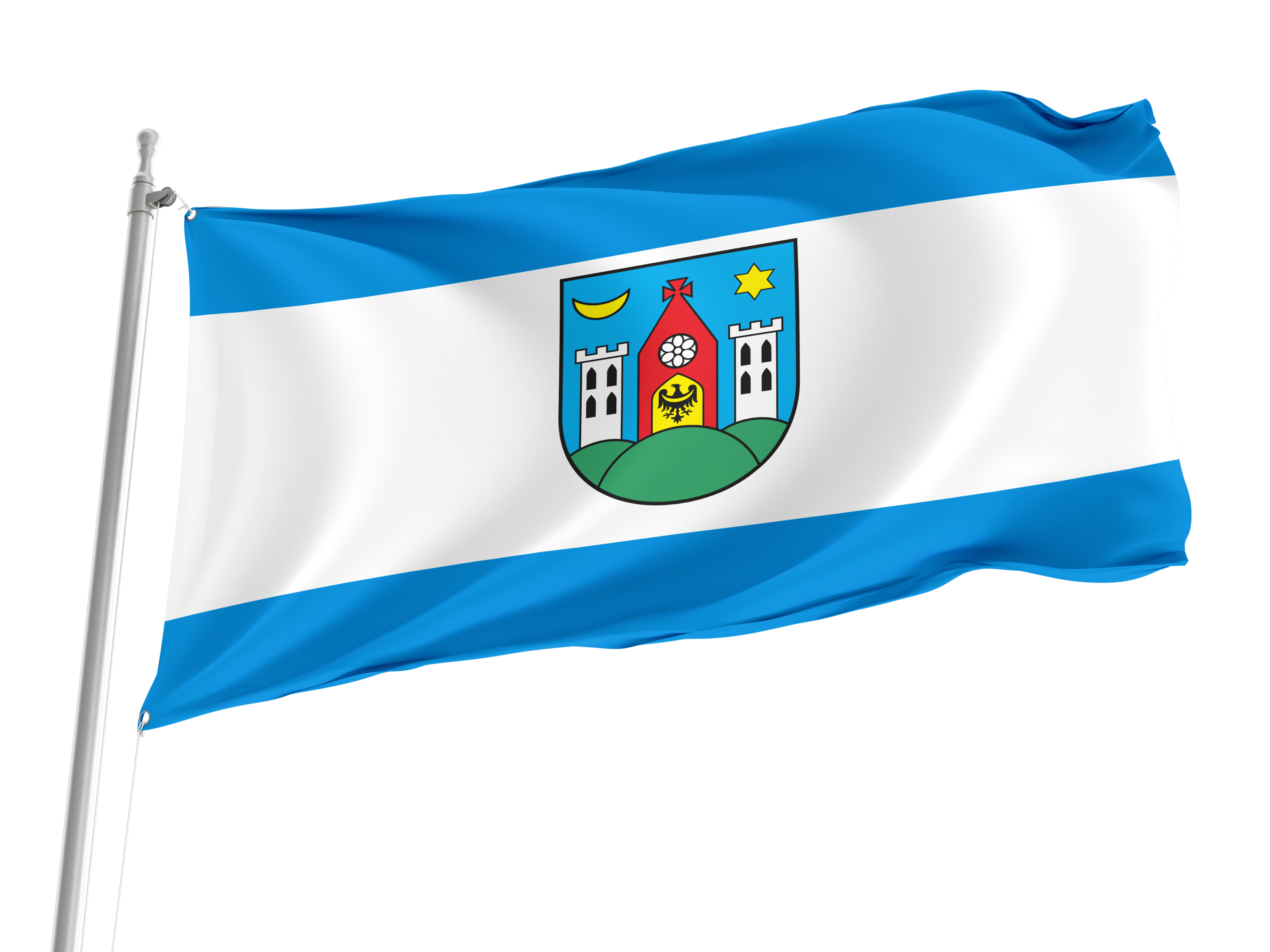 Ziebice Flag for Indoor & Outdoor Use
