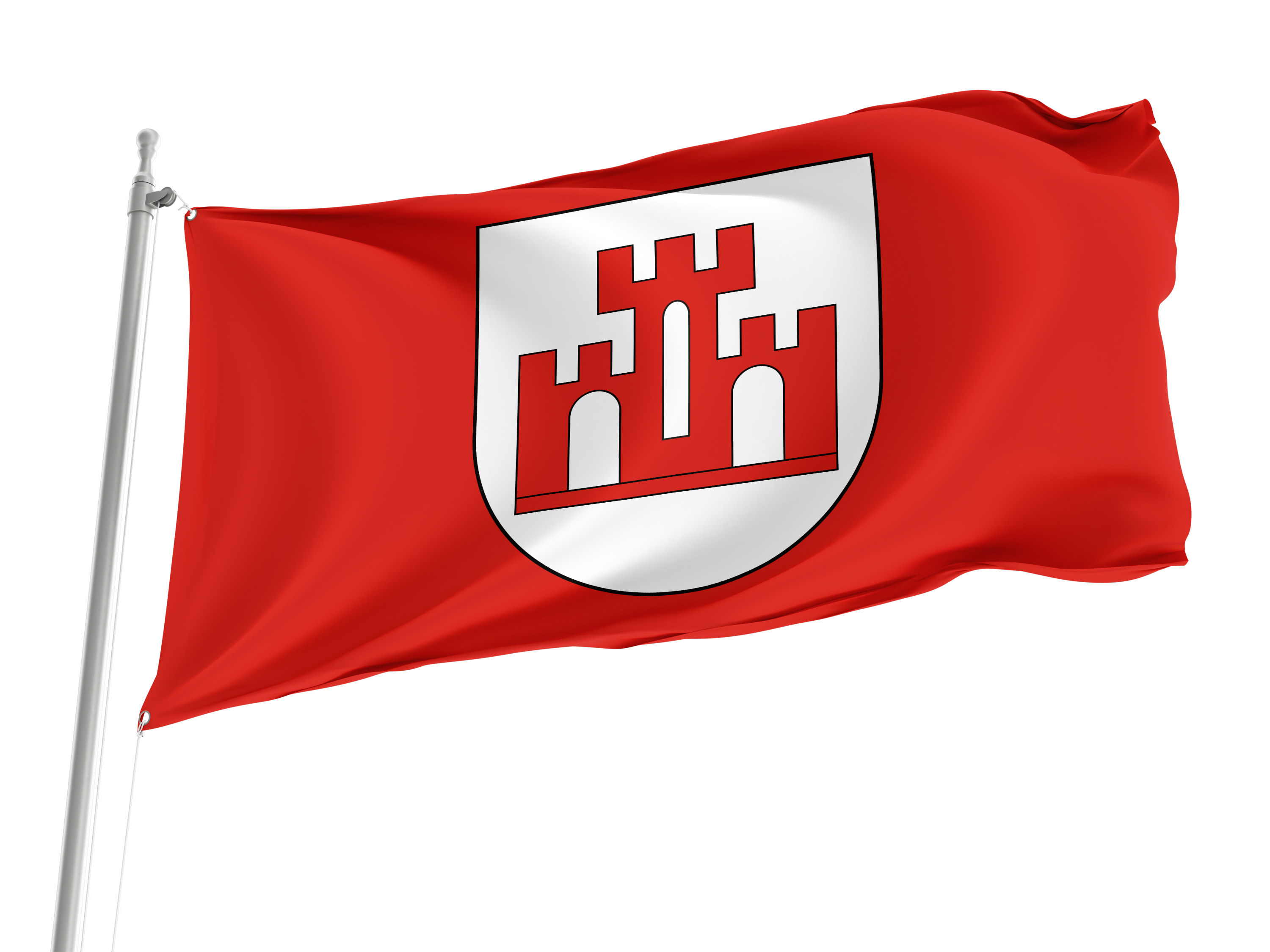 Zychlin Flag for Indoor & Outdoor Use