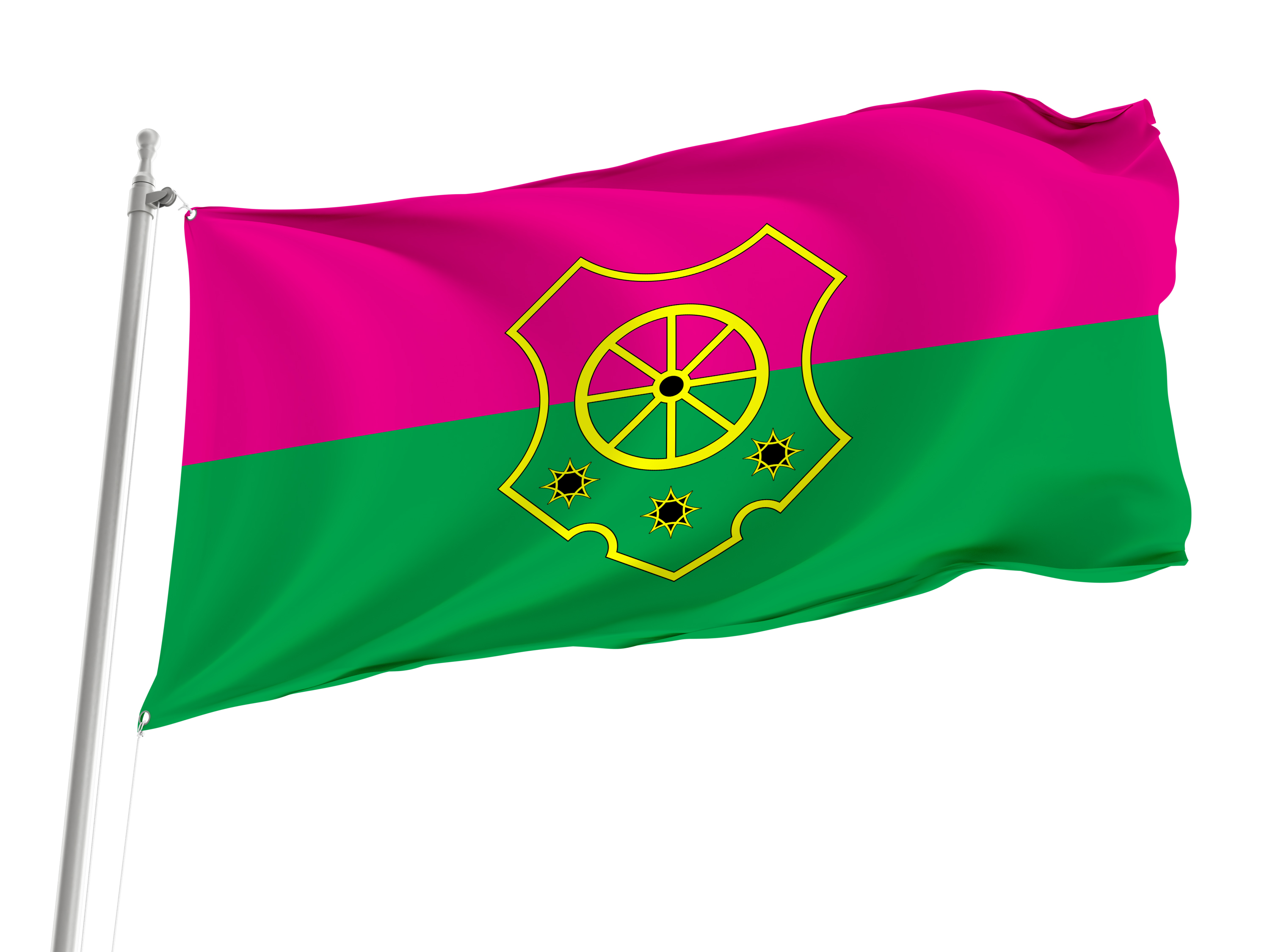 Antratsyt District Flag for Indoor & Outdoor Use