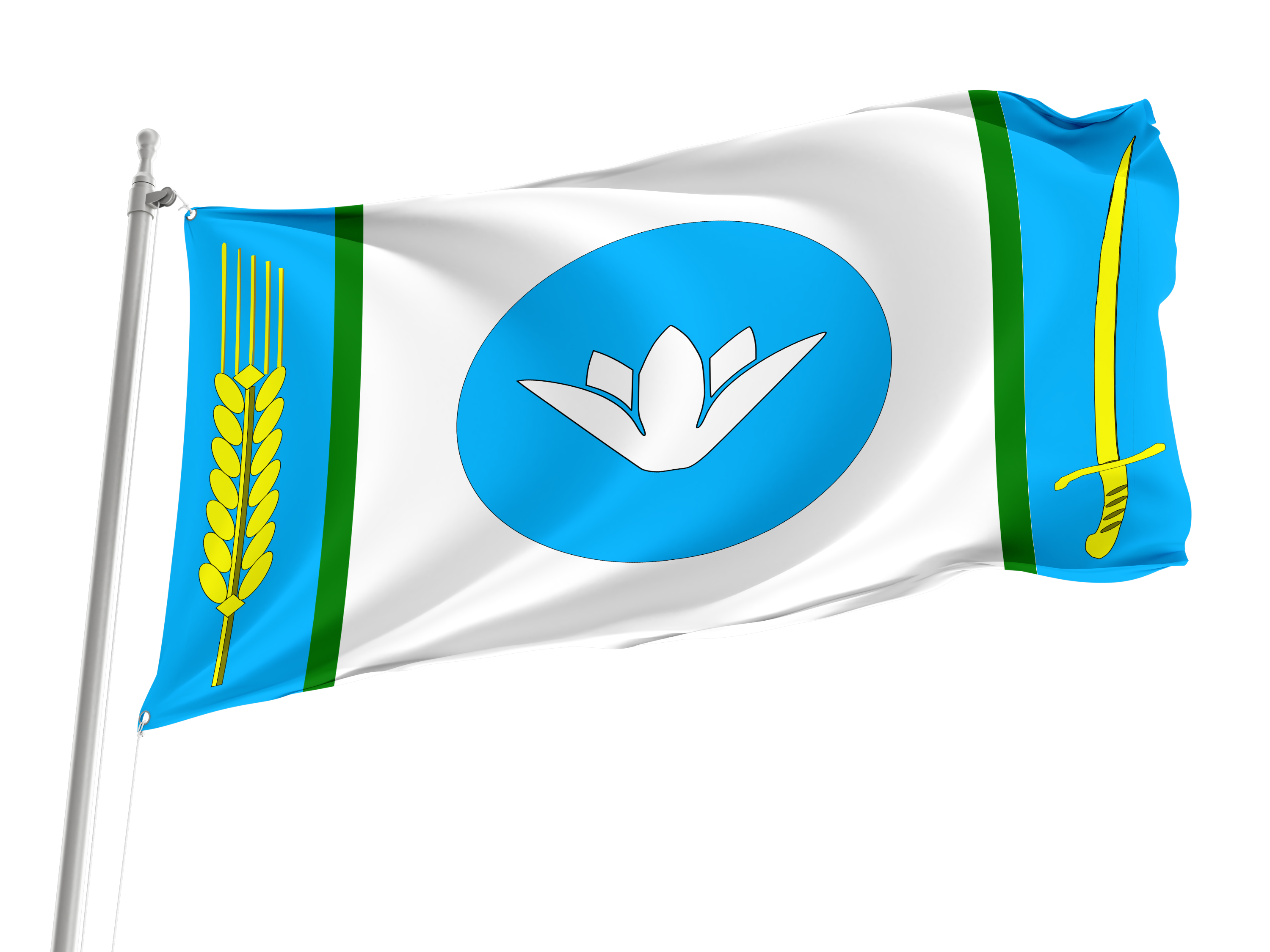 Bilyayivka District Flag for Indoor & Outdoor Use