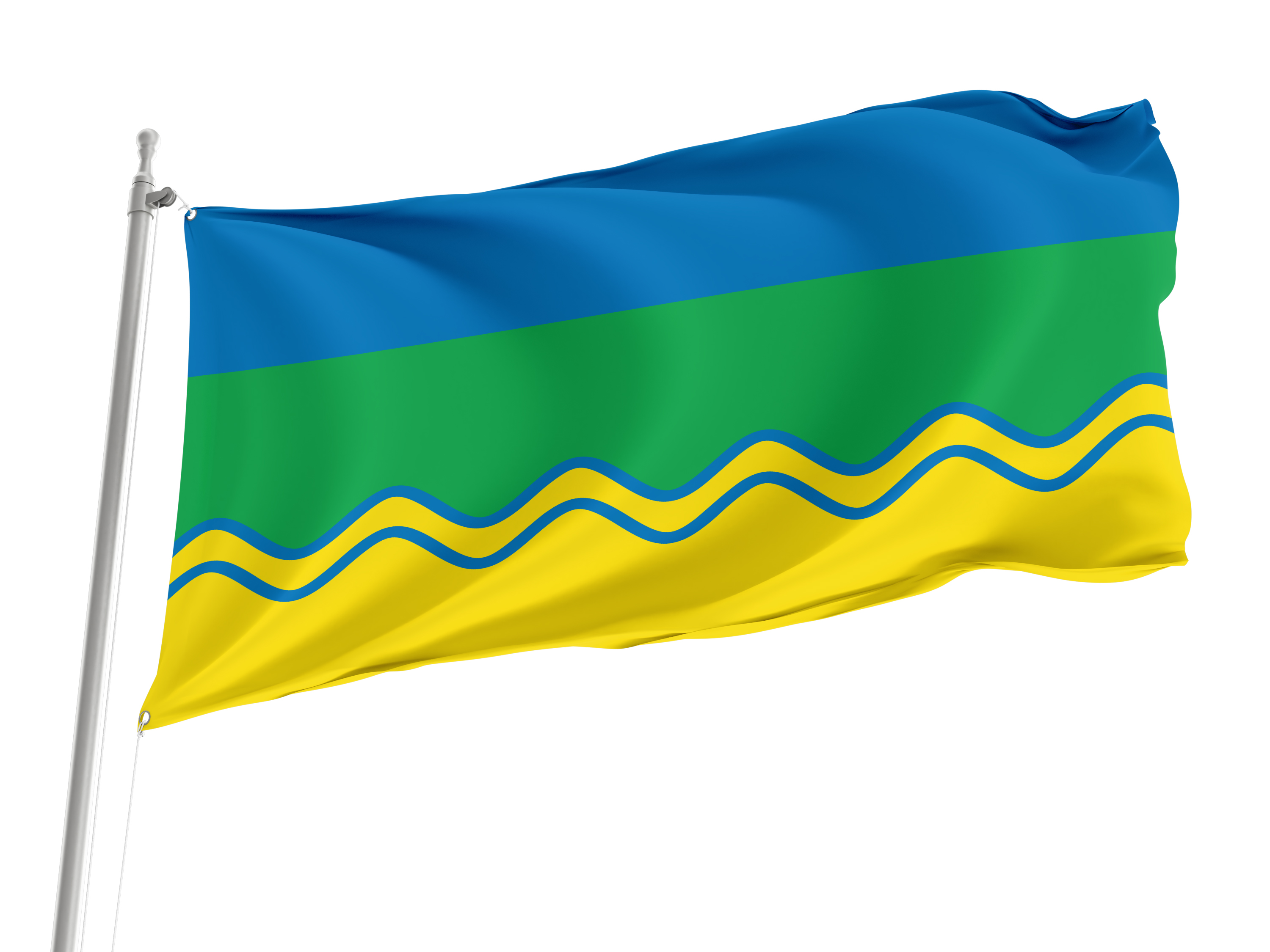 Borzna District Flag for Indoor & Outdoor Use