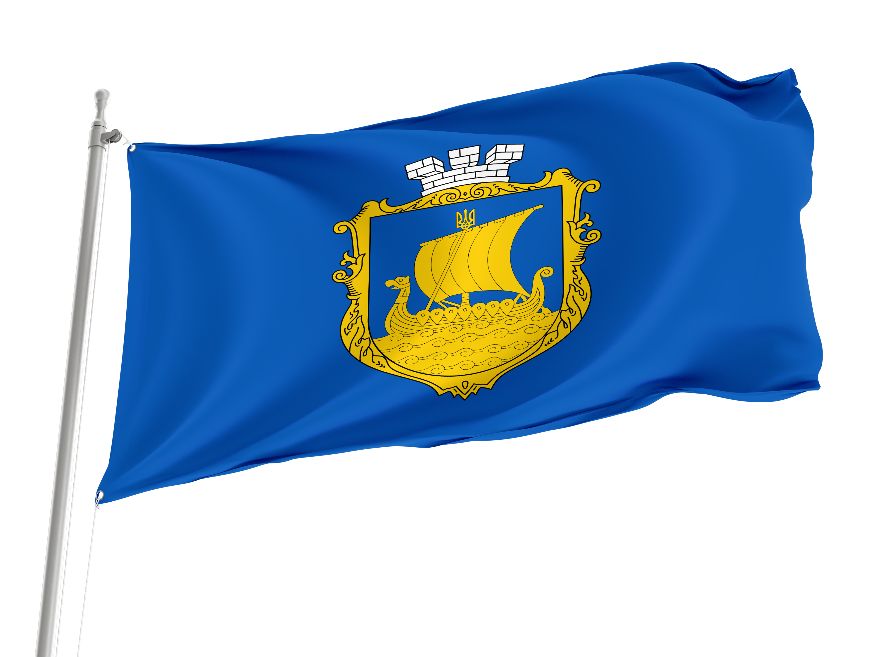 Dnipro District Flag for Indoor & Outdoor Use