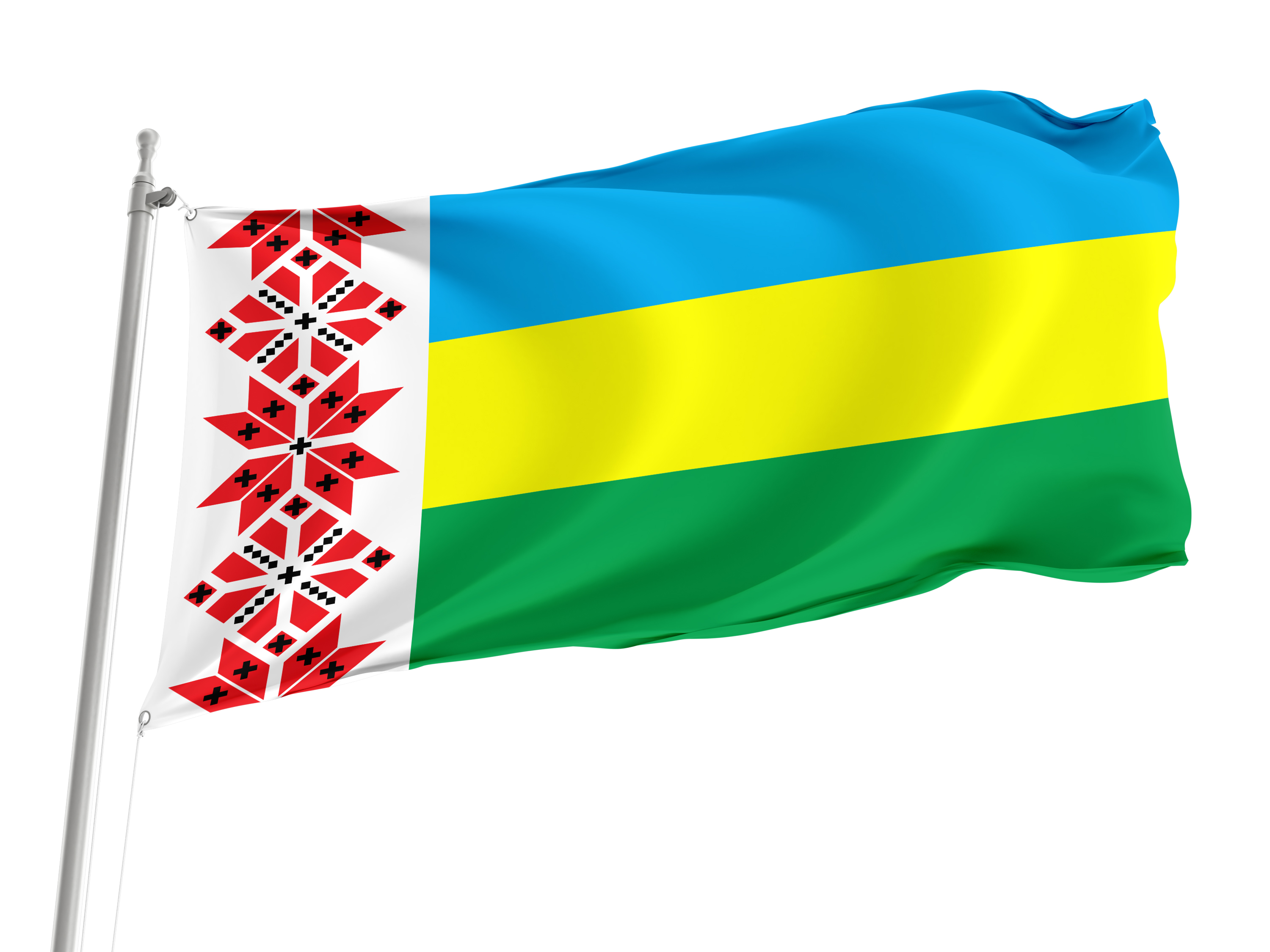 Dubrovytsia District Flag for Indoor & Outdoor Use