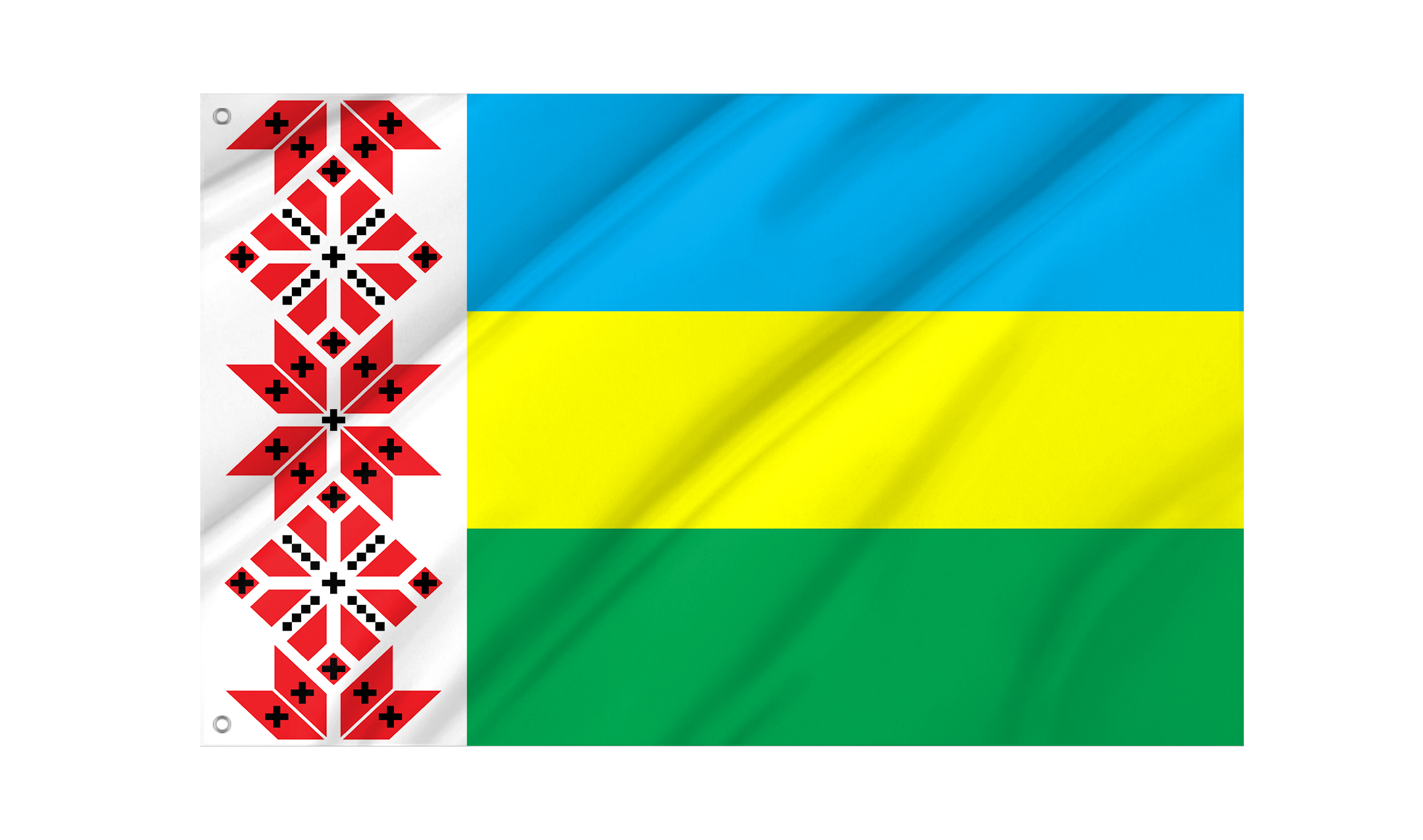 Dubrovytsia District Flag for Indoor & Outdoor Use