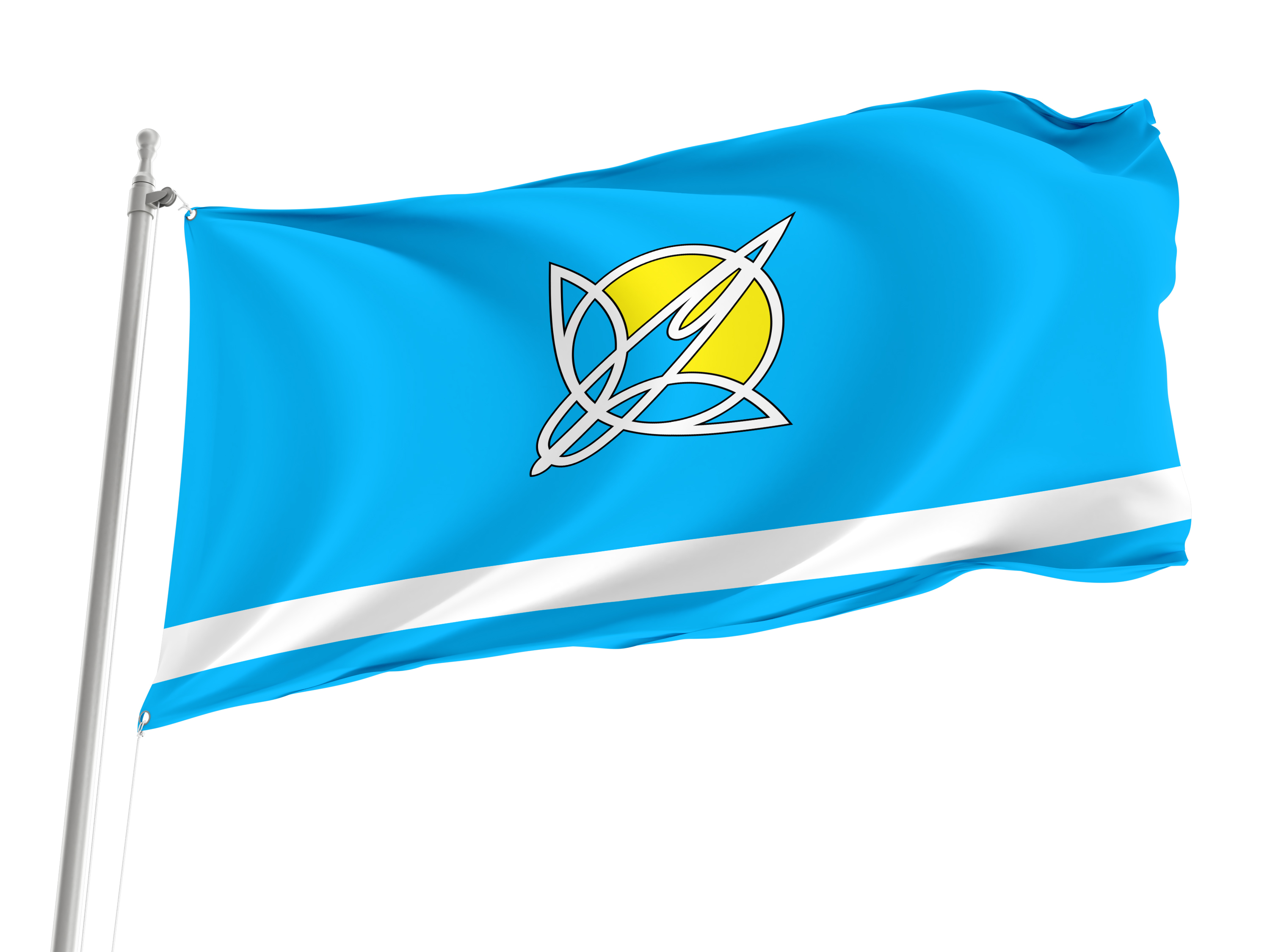 Horishni Plavni Flag for Indoor & Outdoor Use