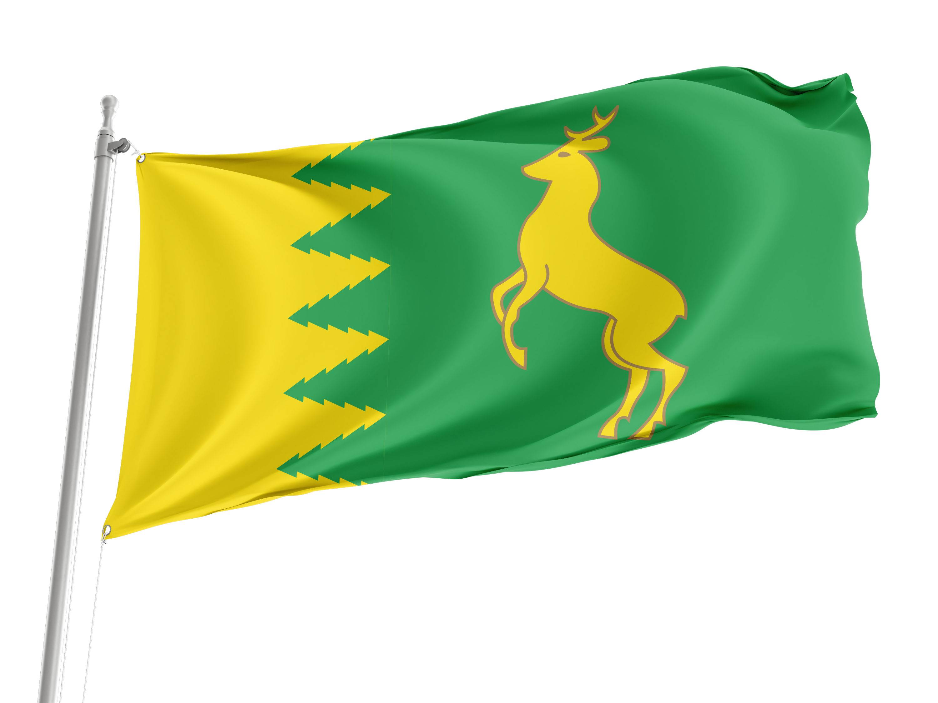 Staryi Sambir District Flag for Indoor & Outdoor Use