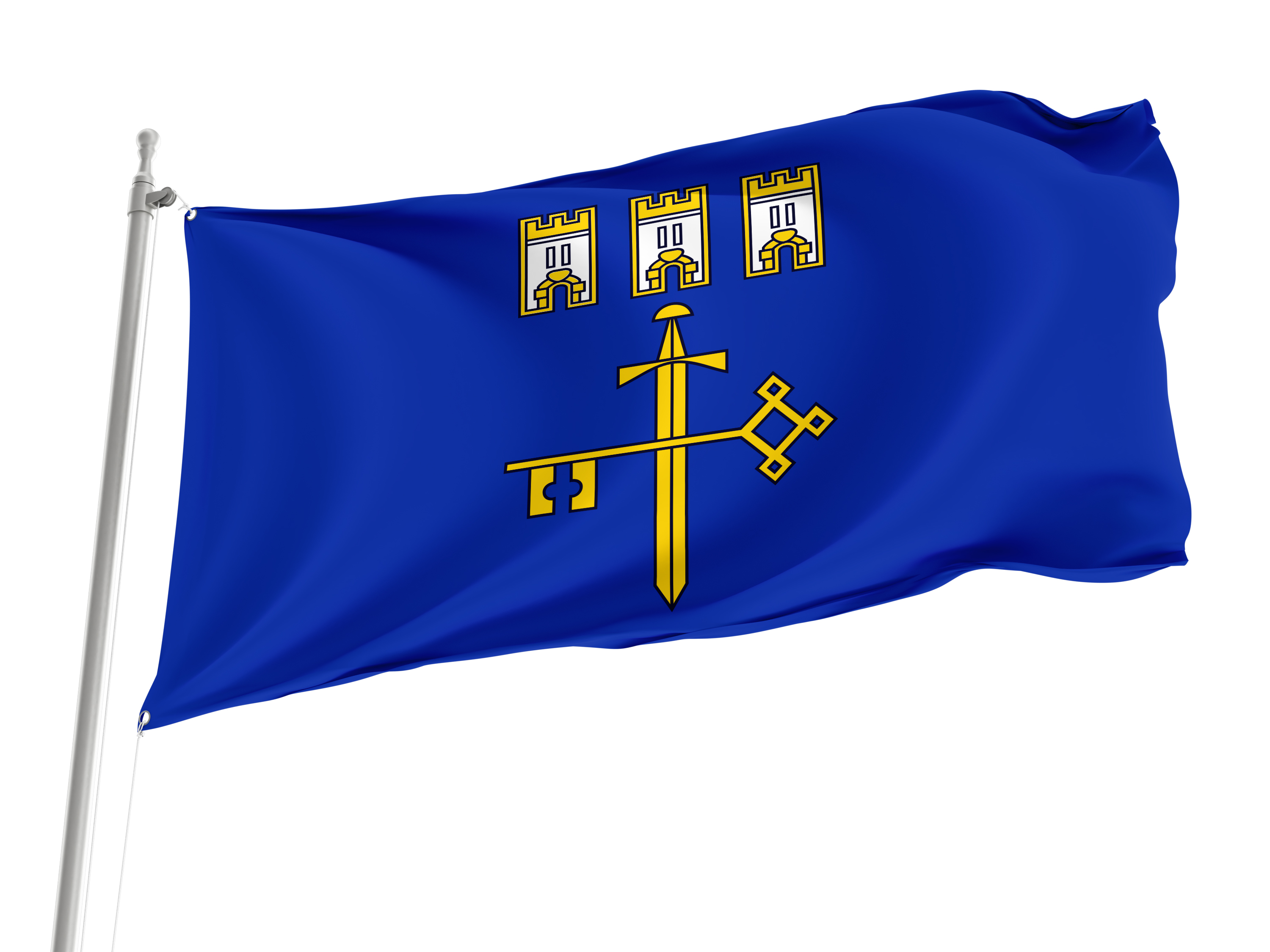 Ternopil District Flag for Indoor & Outdoor Use