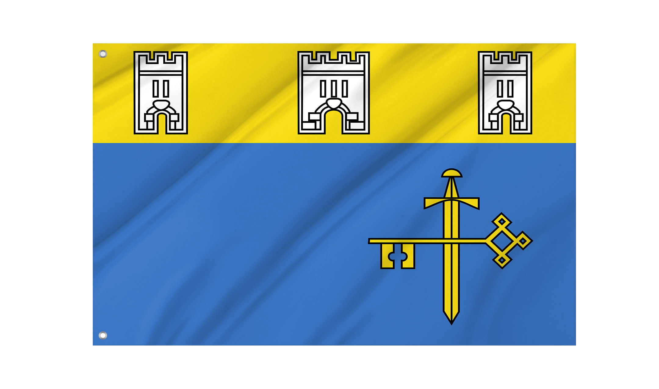 Ternopil until November 2003 Flag for Indoor & Outdoor Use
