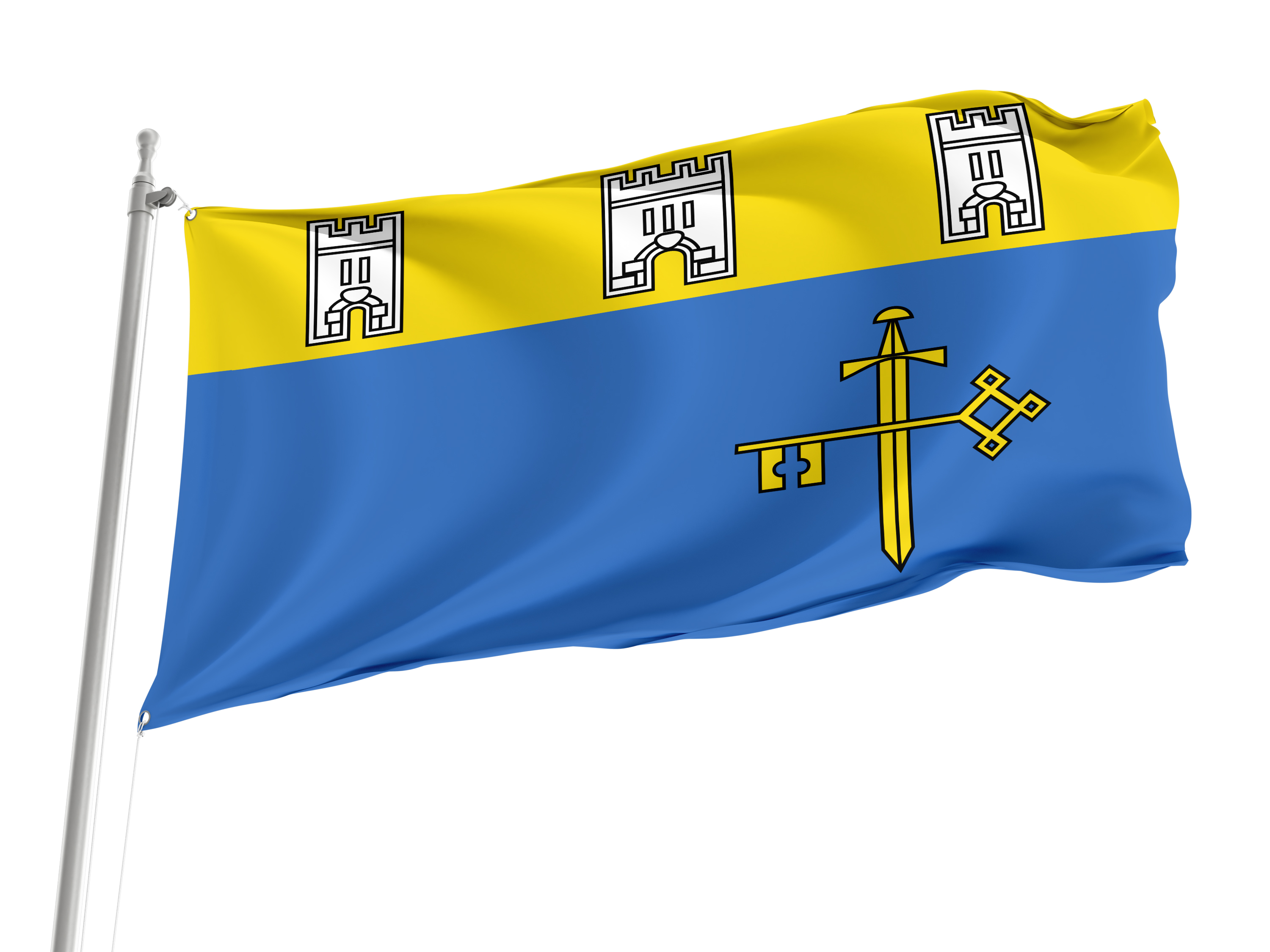 Ternopil until November 2003 Flag for Indoor & Outdoor Use