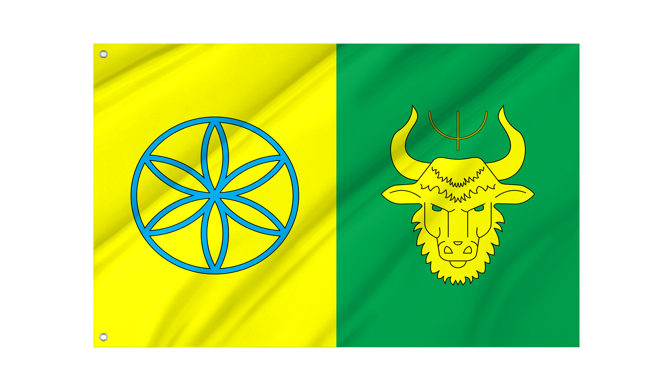 Turkivskyi Flag for Indoor & Outdoor Use