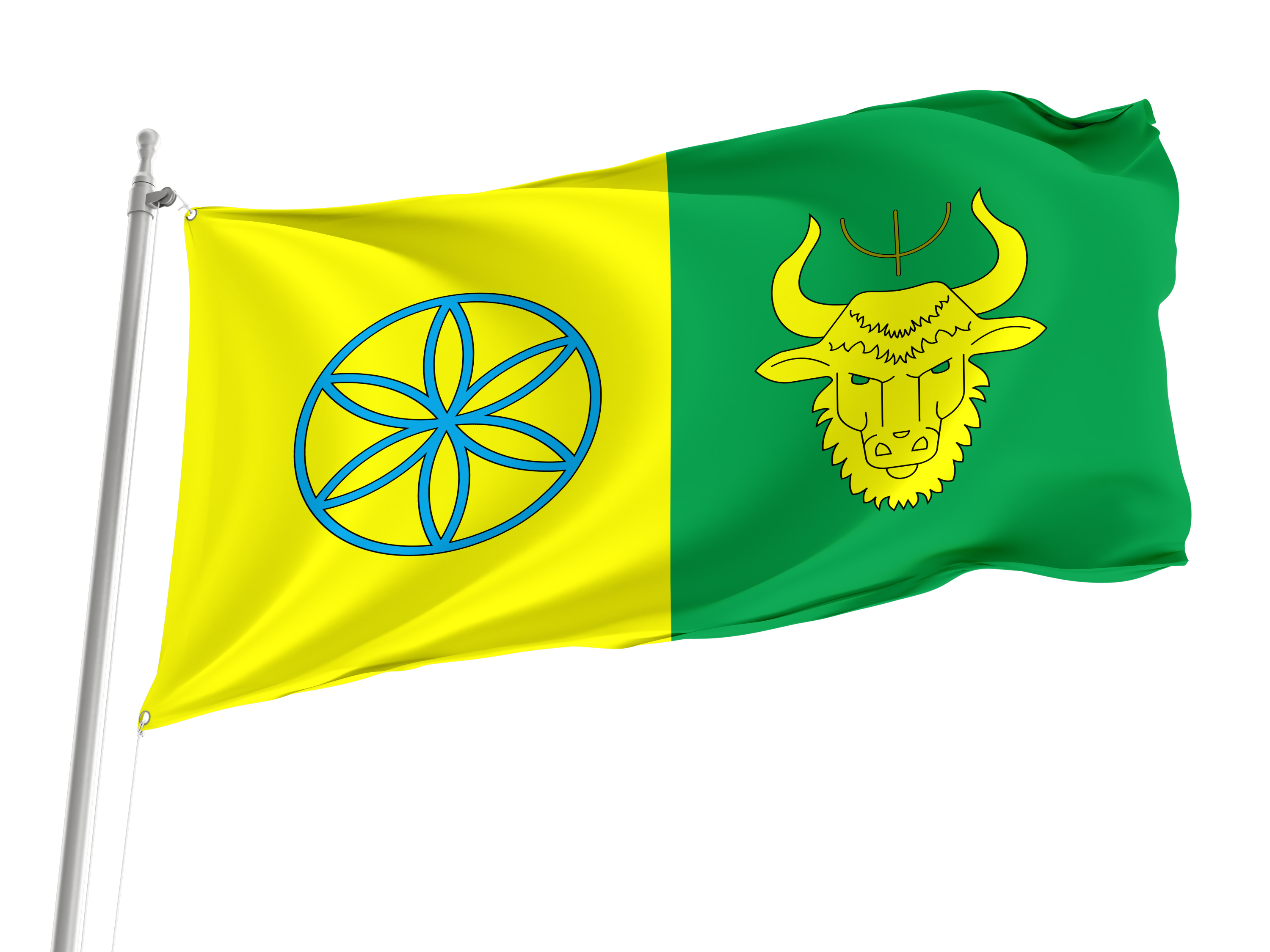 Turkivskyi Flag for Indoor & Outdoor Use