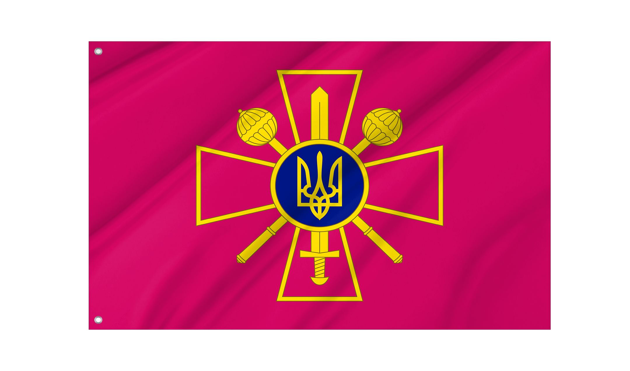 Ukrainian Defense Ministry Flag for Indoor & Outdoor Use