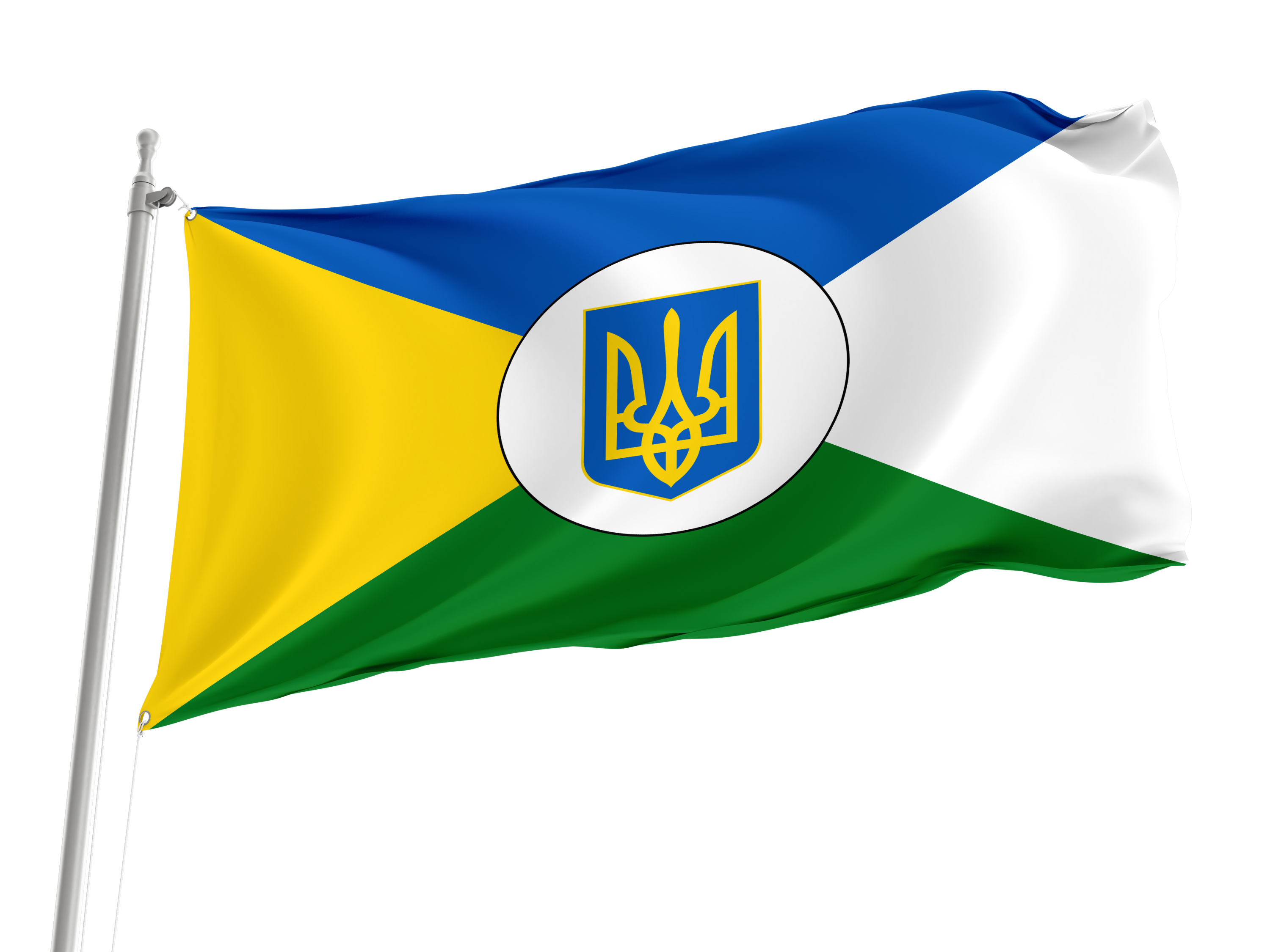 Velyka Kostromka in Ukraine Flag for Indoor & Outdoor Use