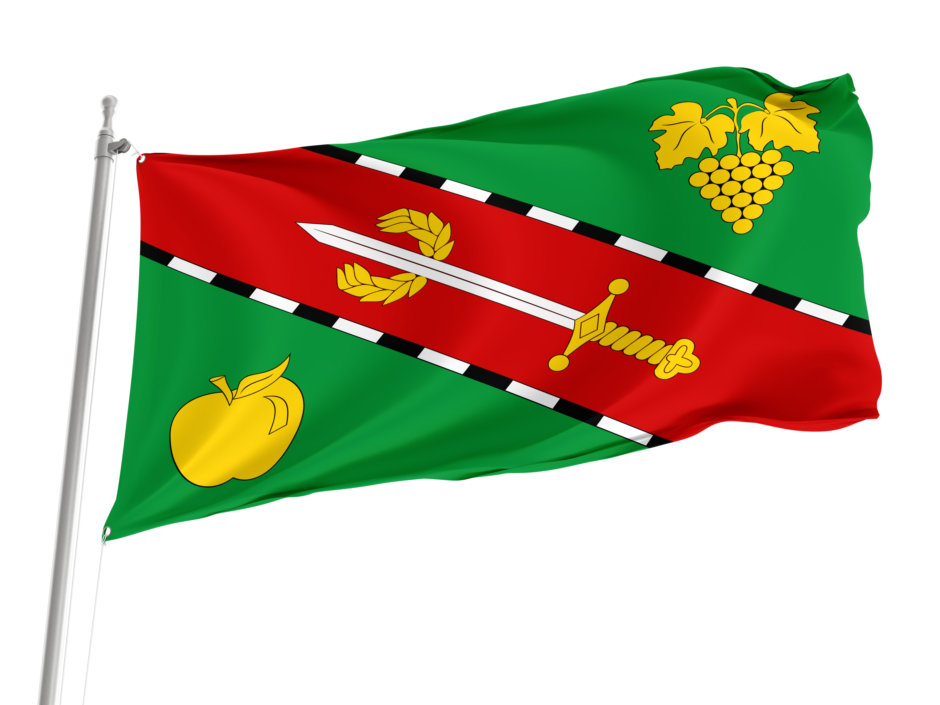 Verkhnosadove Village Sevastopol Flag for Indoor & Outdoor Use