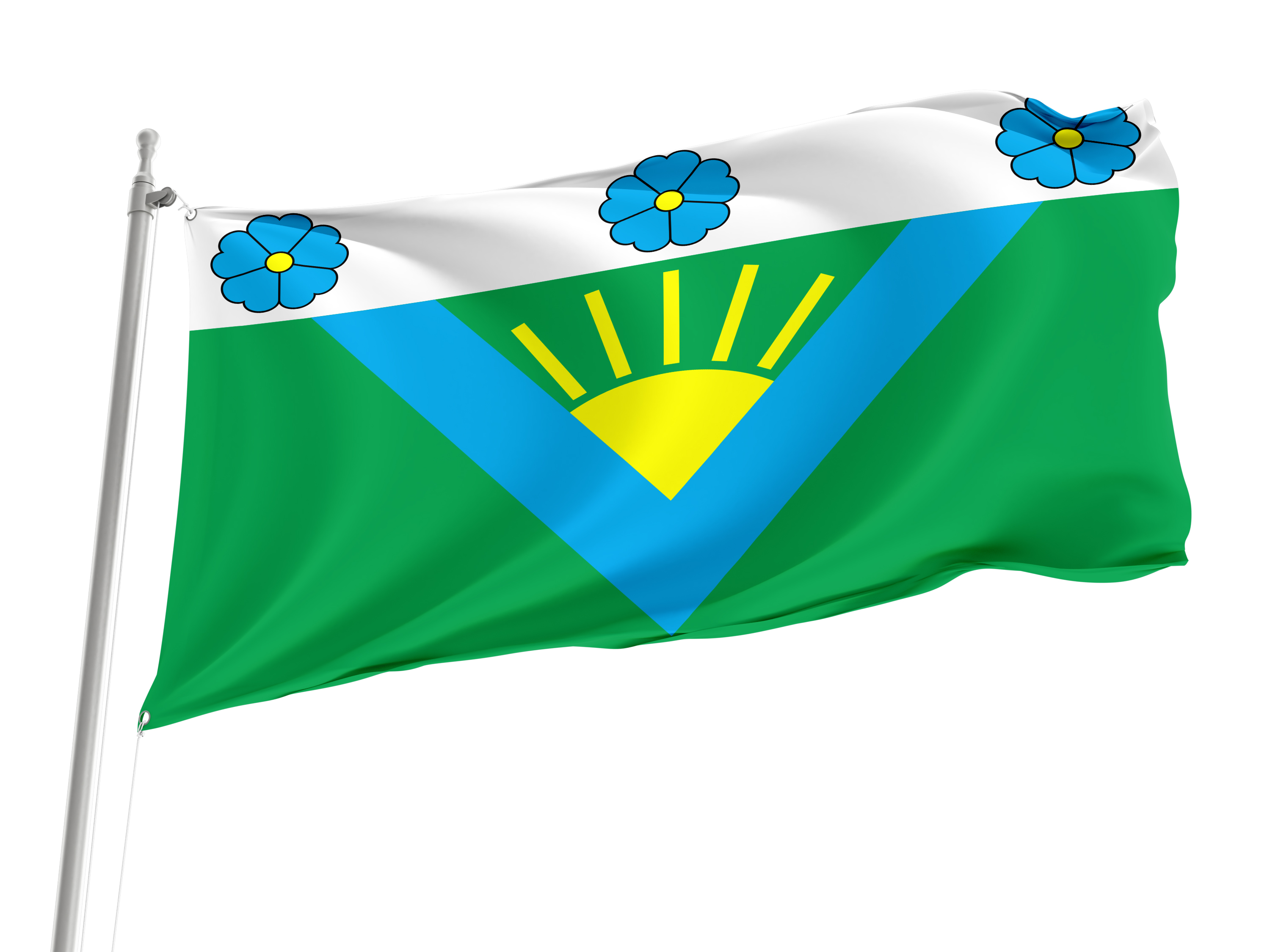 Volodymyr-Volynskyi Flag for Indoor & Outdoor Use