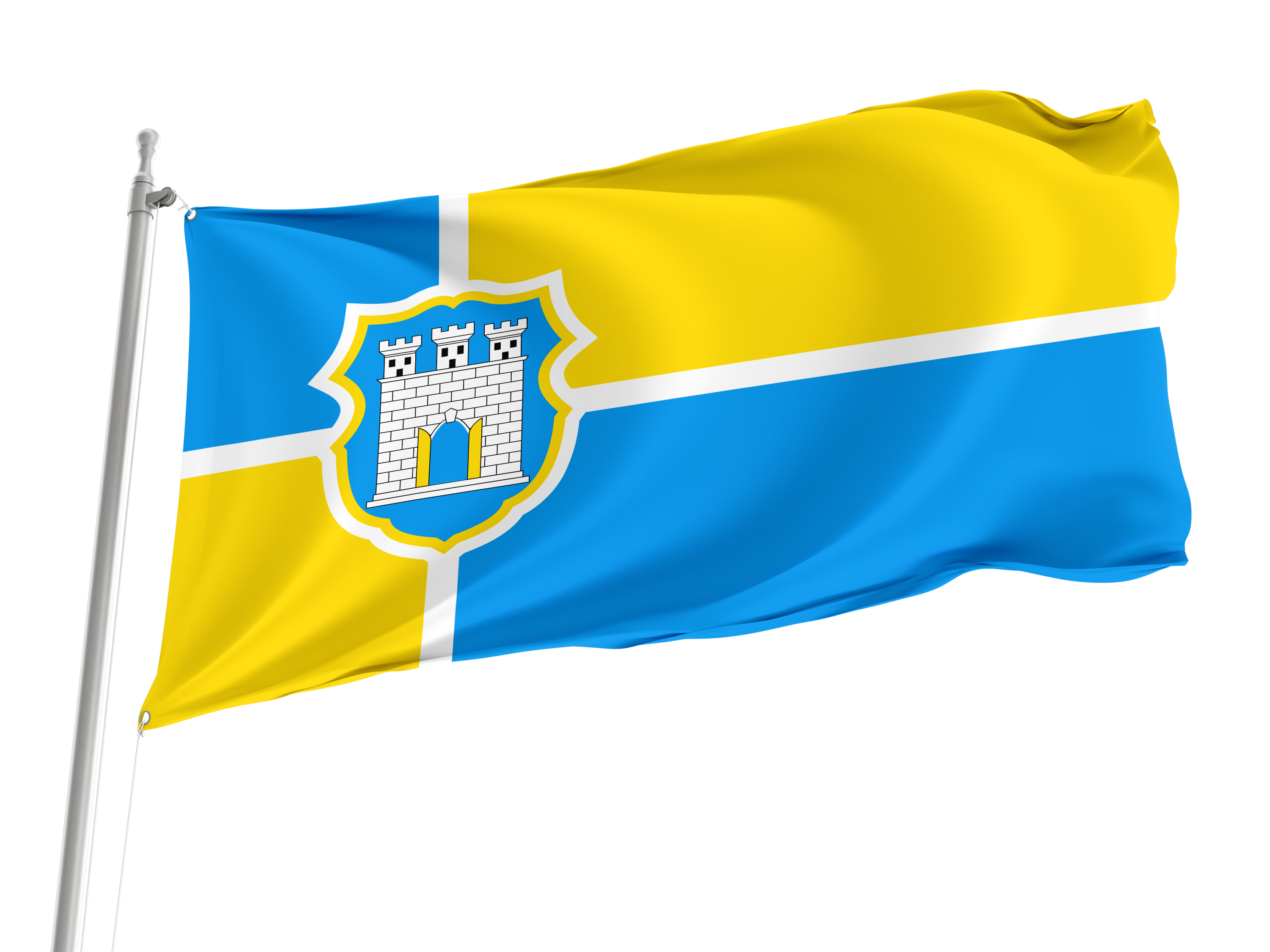 Zhytomyr Flag for Indoor & Outdoor Use