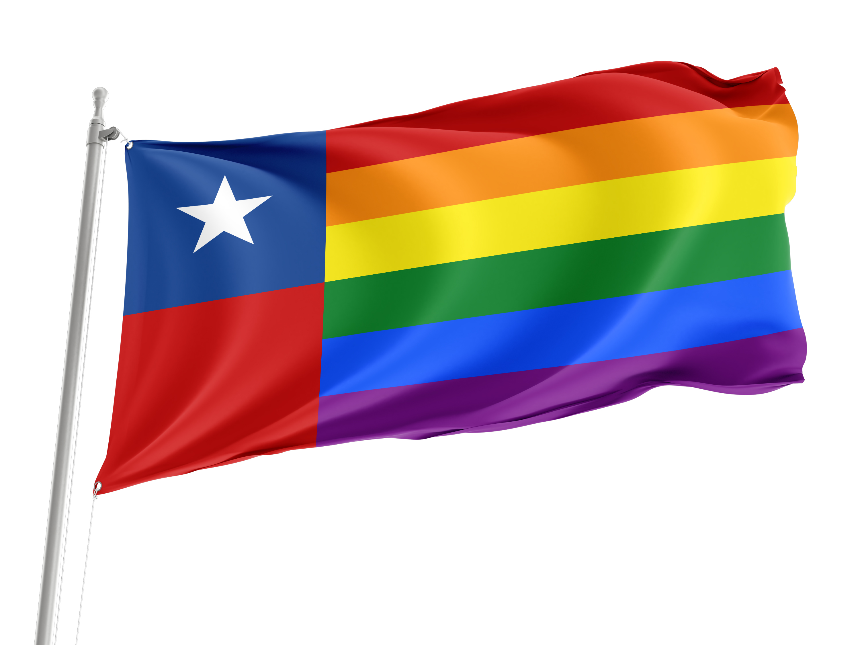 Chile Gay Flag for Indoor & Outdoor Use
