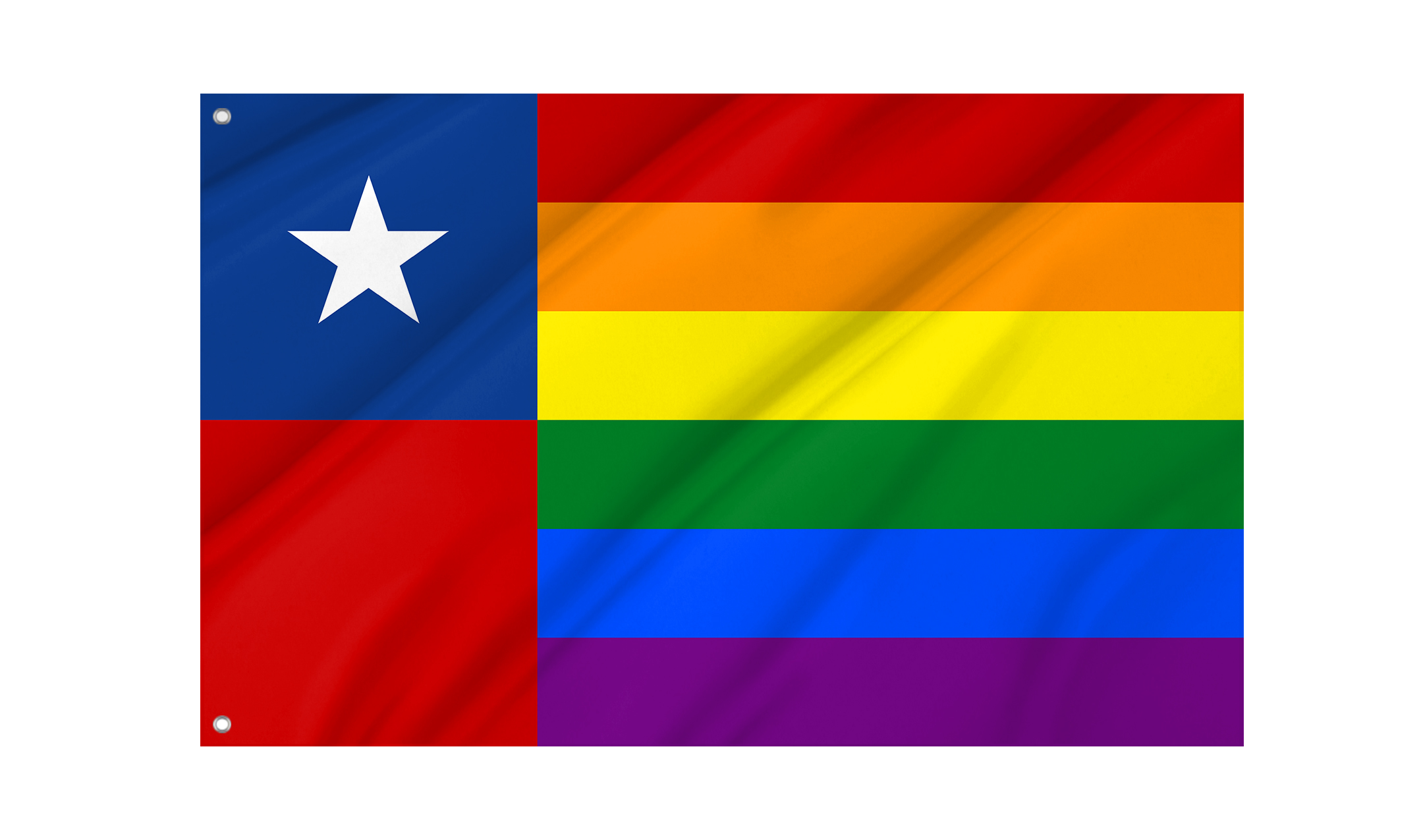 Chile Gay Flag for Indoor & Outdoor Use