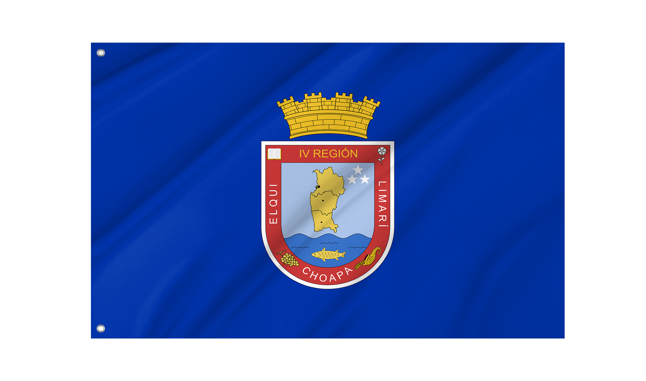 Coquimbo Region until 2013 Flag for Indoor & Outdoor Use